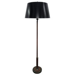 Jacques Adnet Leather Wrapped Floor Lamp