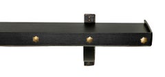 Jacques Adnet Leather Wrapped Wall Shelf