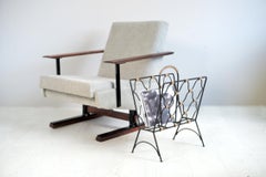 Jacques Adnet, Magazine Rack, France, 1940
