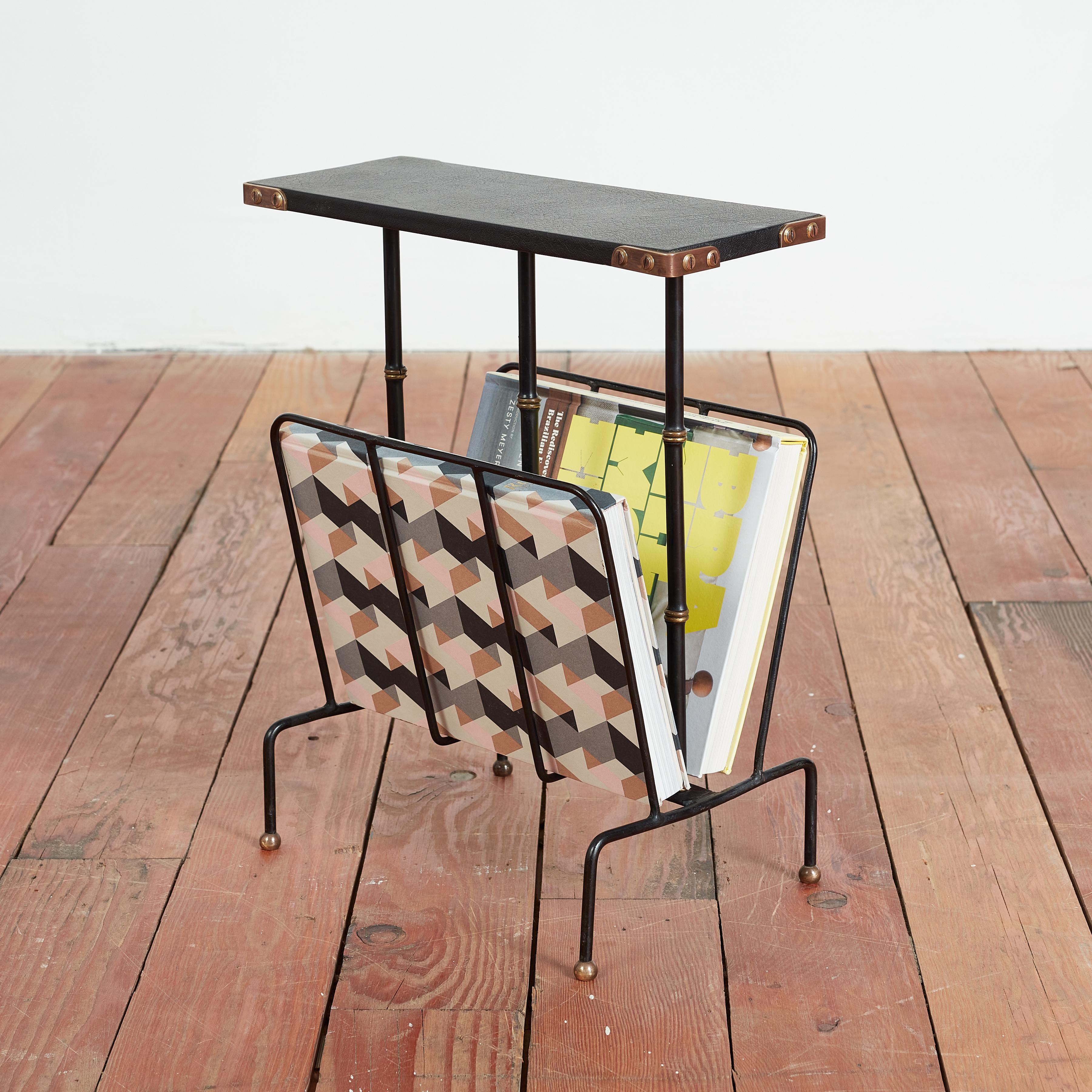 French Jacques Adnet Magazine Table