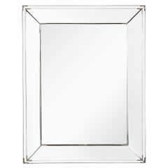 Miroir clair moyen Jacques Adnet, France, années 1950