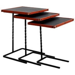 Jacques Adnet Nesting Tables