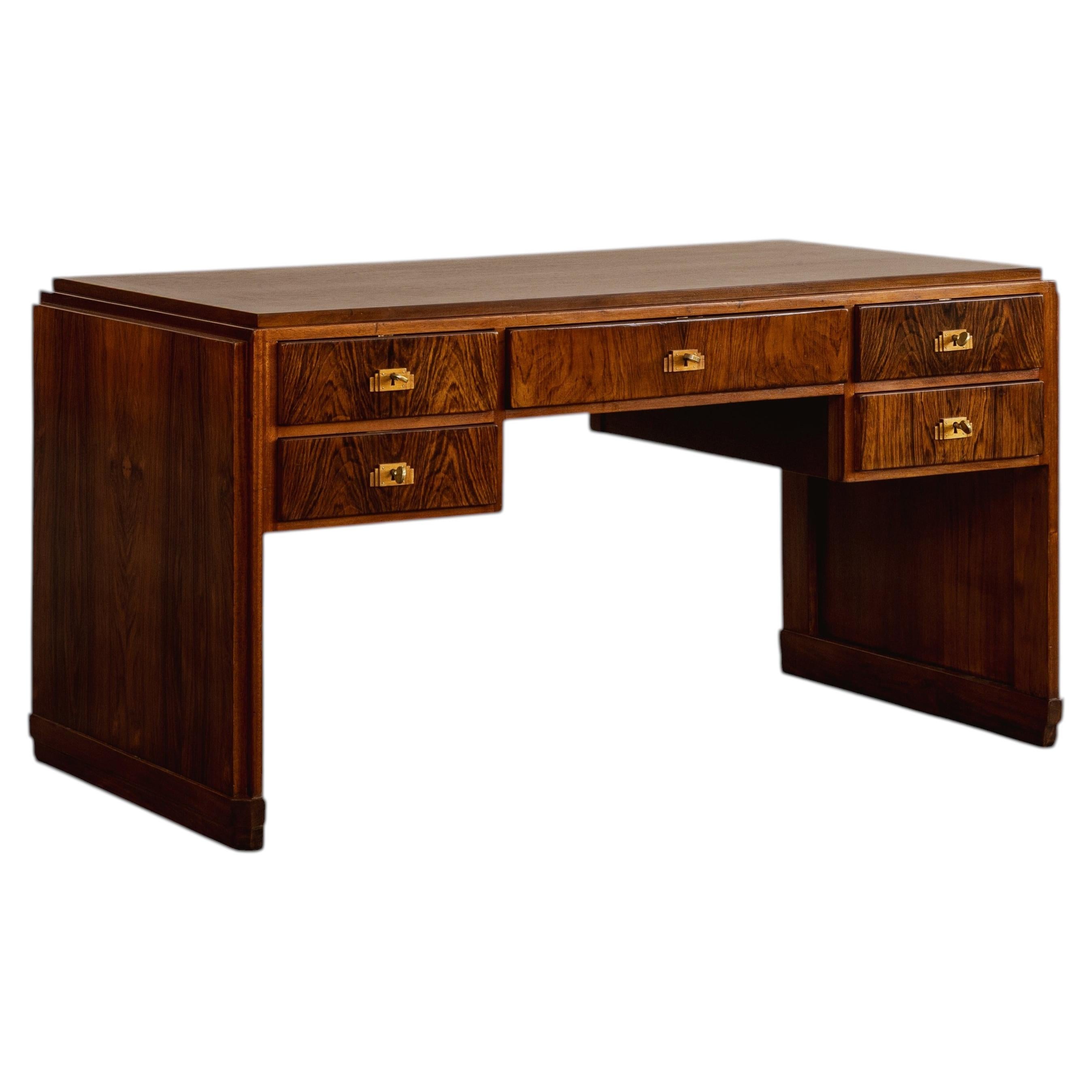 Jacques Adnet Office Desk, 1948
