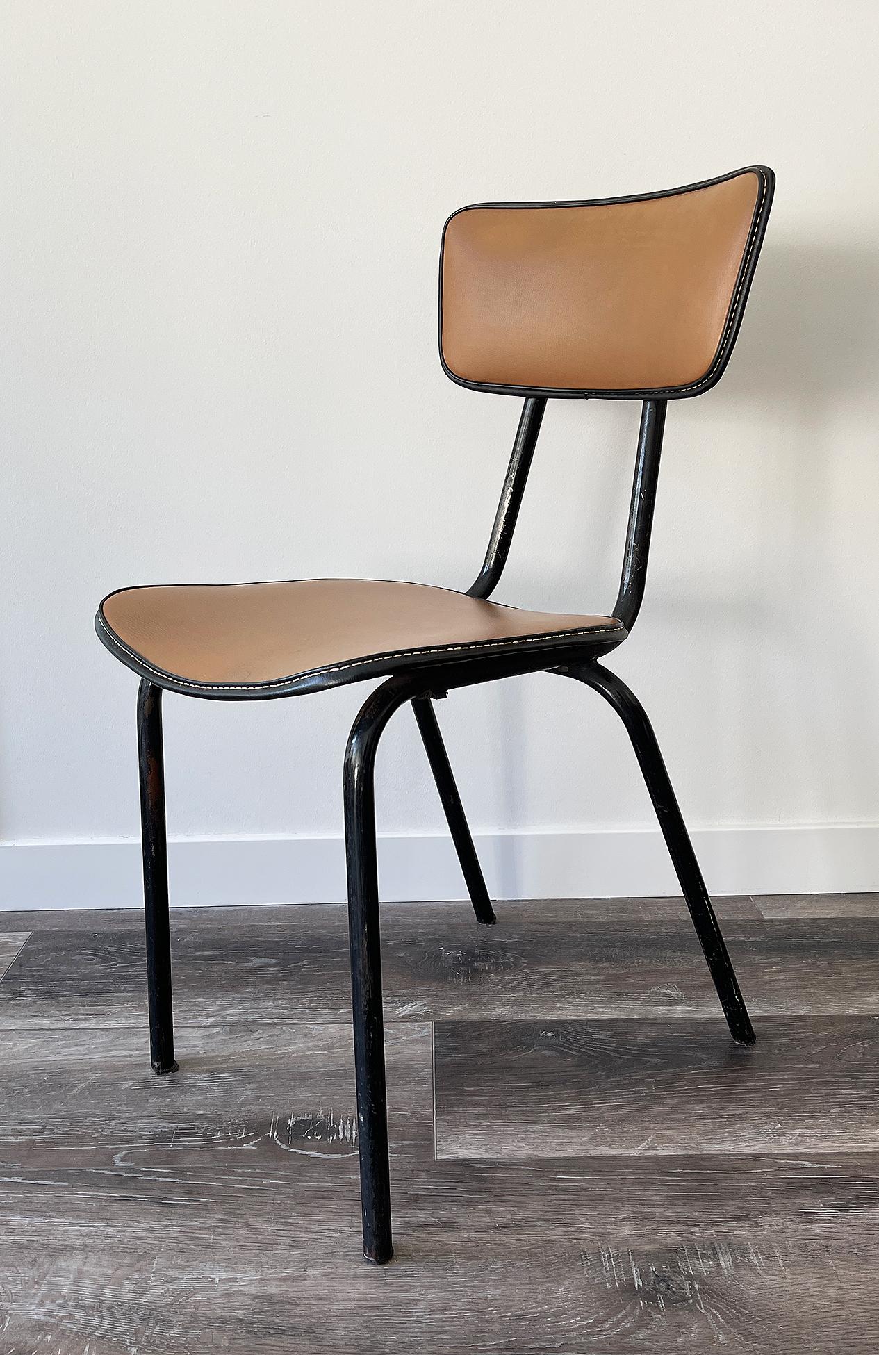 Jacques Adnet, Original Chair, 1955 For Sale 1