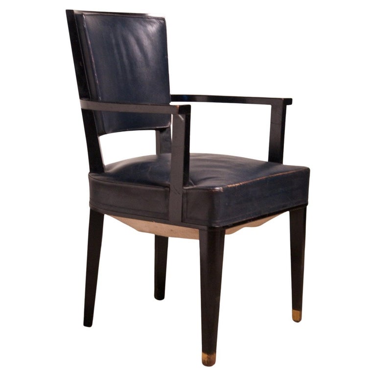 Jacques Pair of Black Armchairs For Sale at 1stDibs