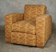 Jacques Adnet Pair of Modernist Club Chairs