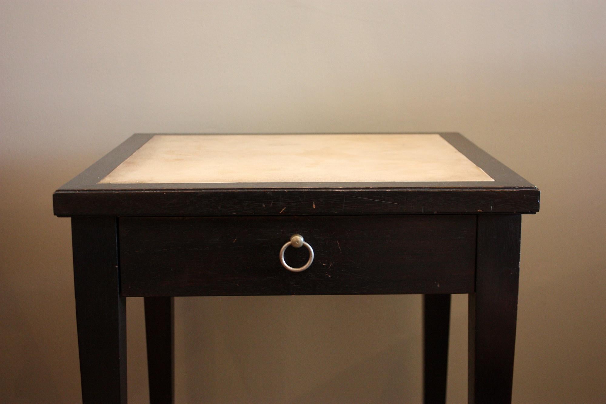 Jacques Adnet Parchment Side Tables, France, 1940 4