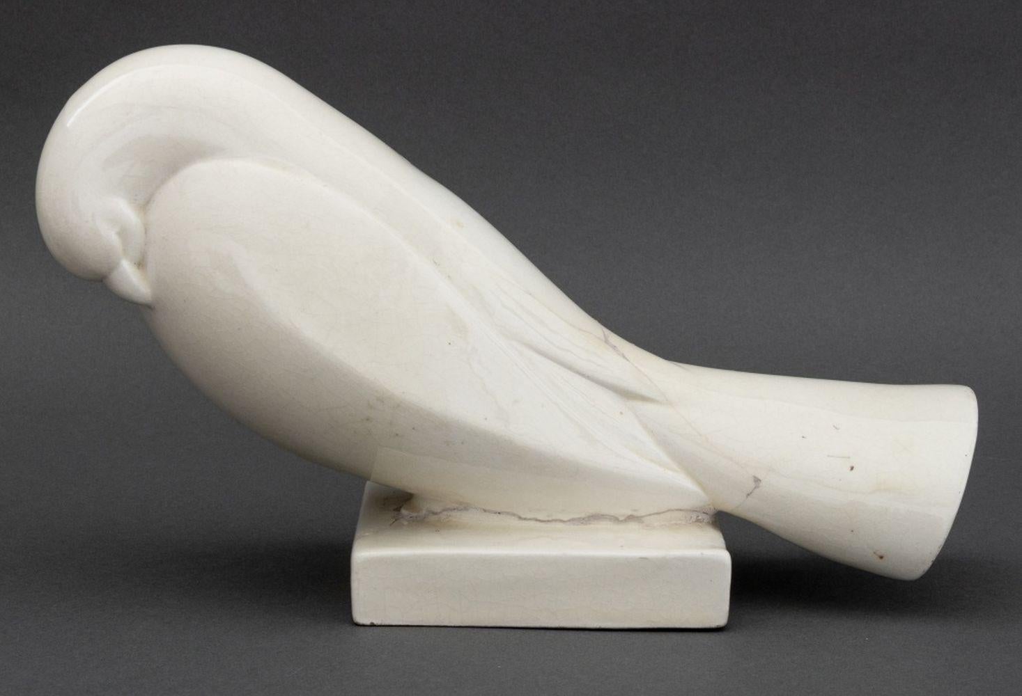 Sculture di colombe in porcellana Jacques Adnet, 3 in vendita 3