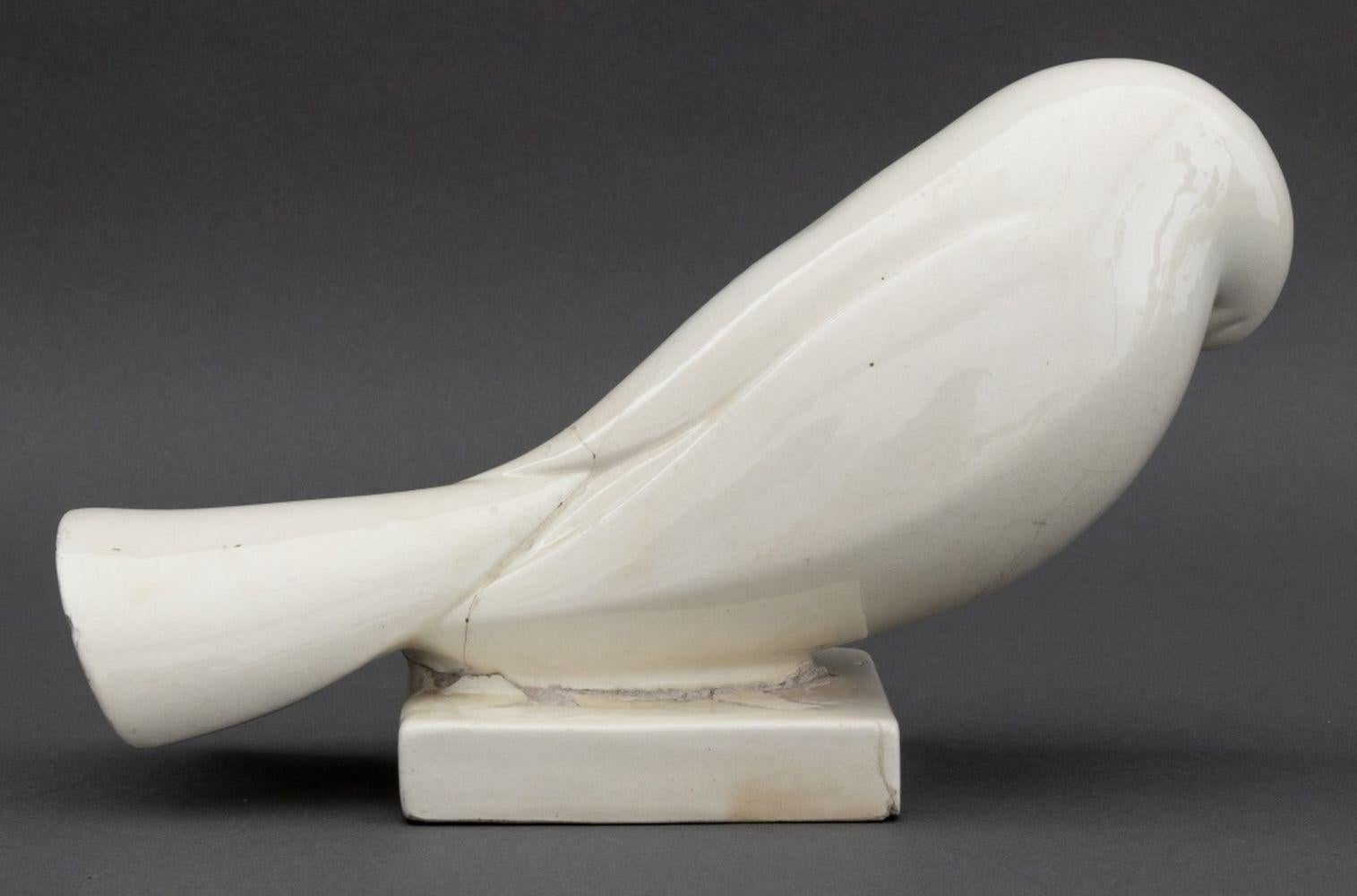 Sculture di colombe in porcellana Jacques Adnet, 3 in vendita 5