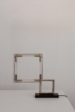 Jacques Adnet "Quadro" Tischleuchte für Lumen Center Italia, 1929