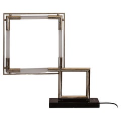 Jacques Adnet “Quadro” Table Lamp for Lumen Center Italia, 1929