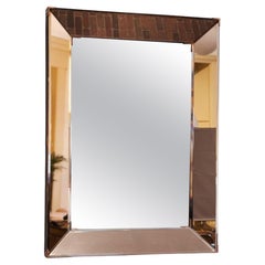 Jacques Adnet Rosé Mirror