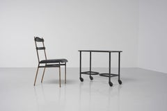 Jacques Adnet Serving Trolley, France, 1950s