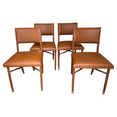 Jacques Adnet Juego de cuatro sillas