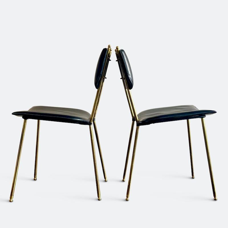 jacques adnet dining chairs