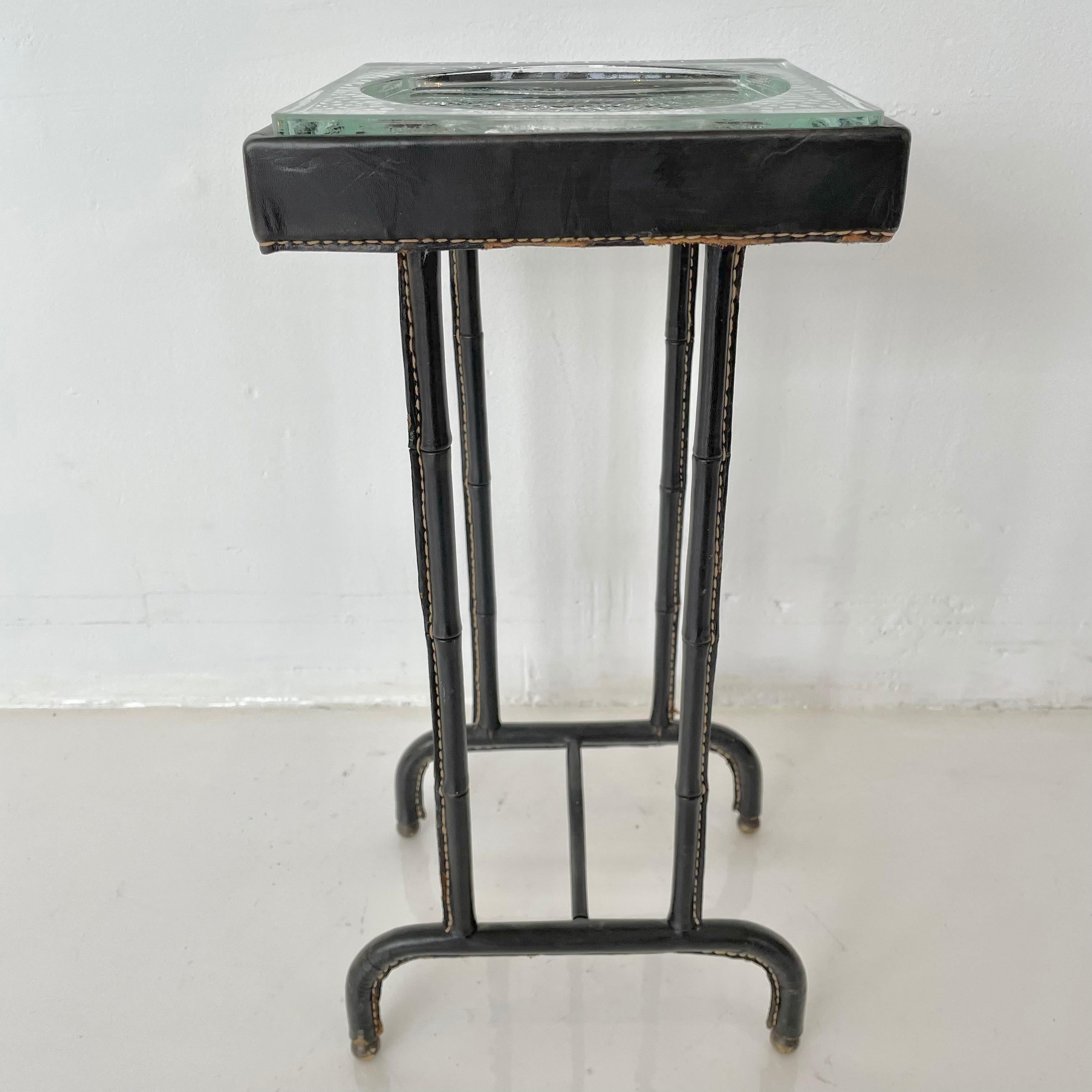 French Jacques Adnet Side Table