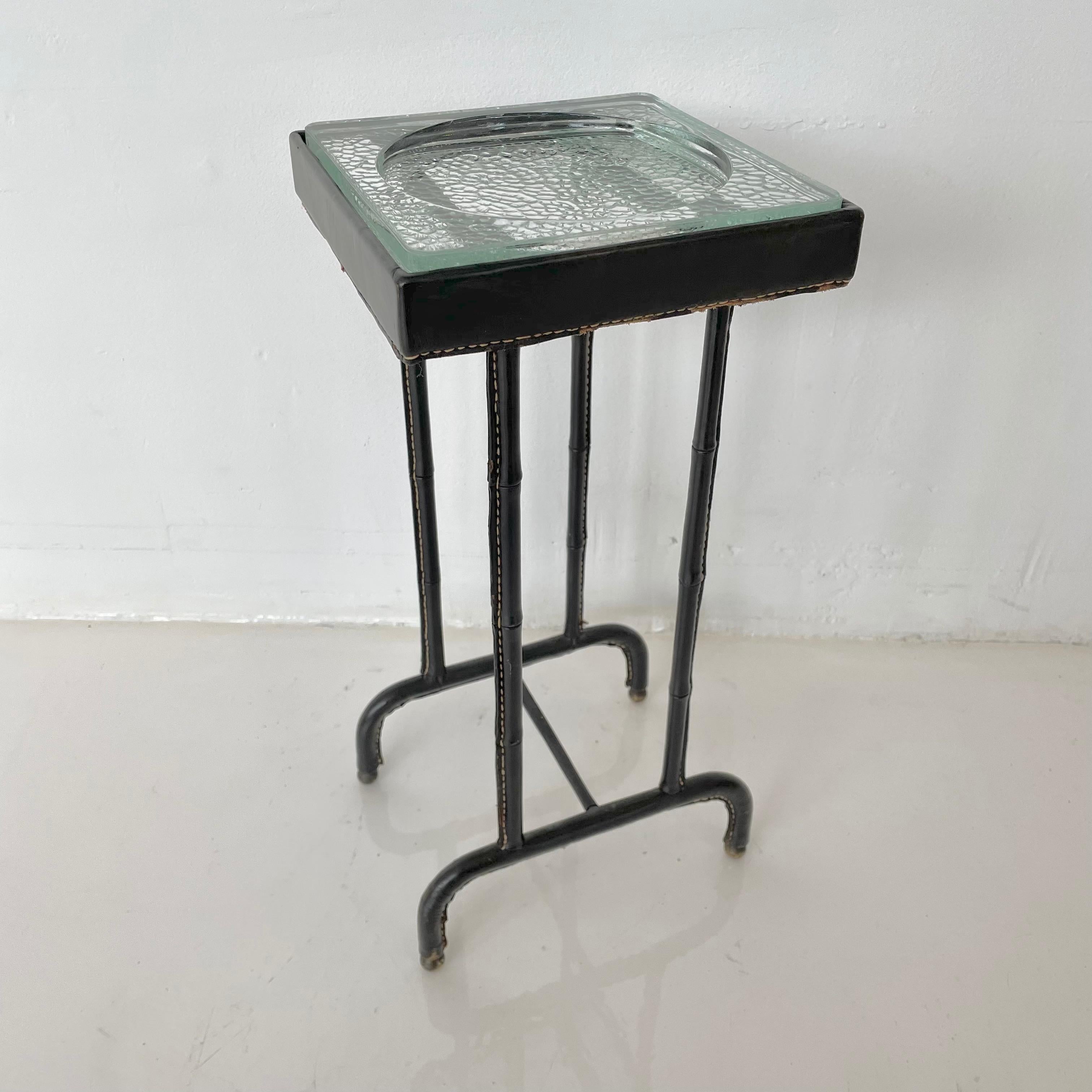 Jacques Adnet Side Table In Good Condition In Los Angeles, CA