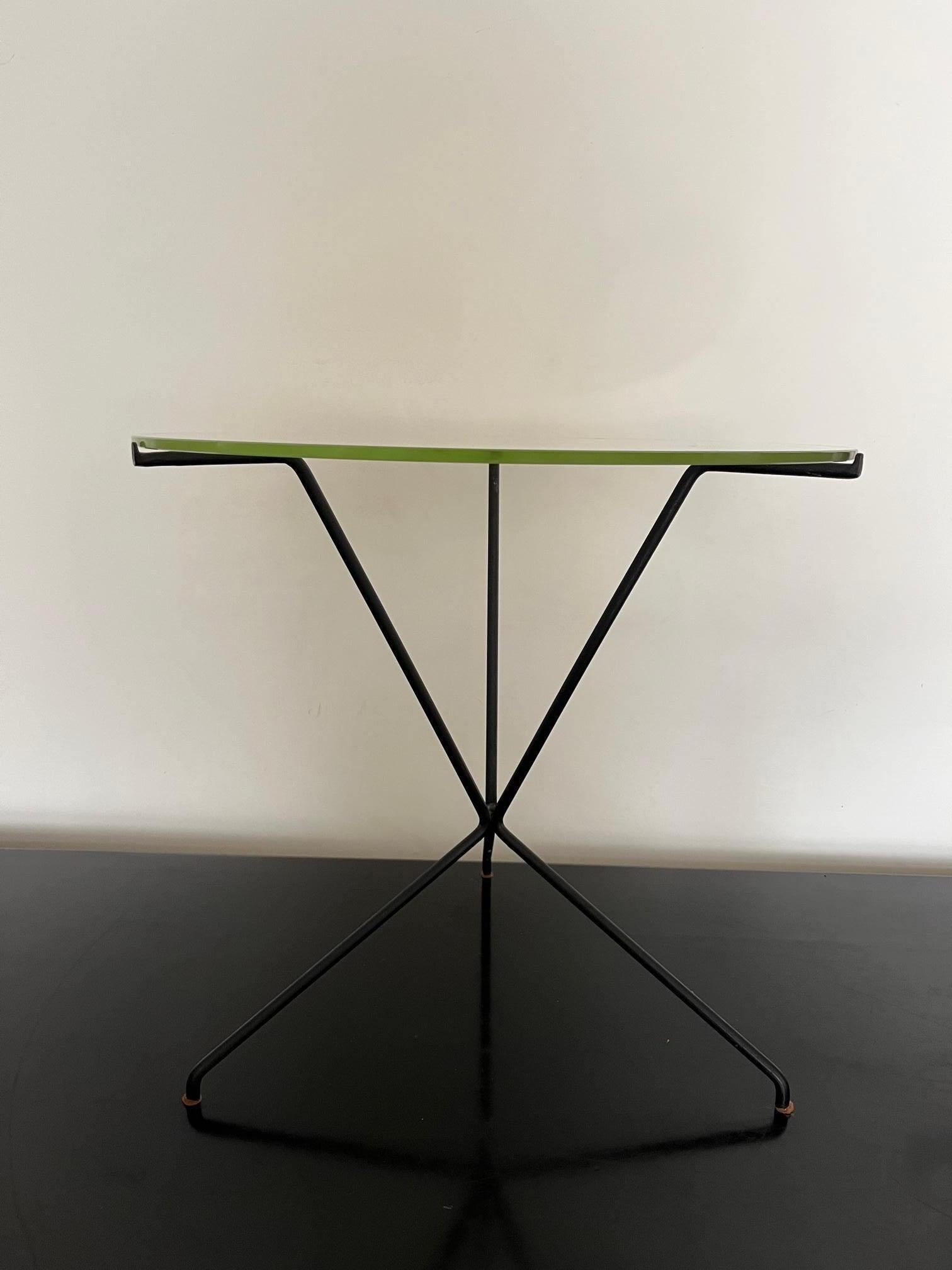 Mid-Century Modern Jacques Adnet Side Table