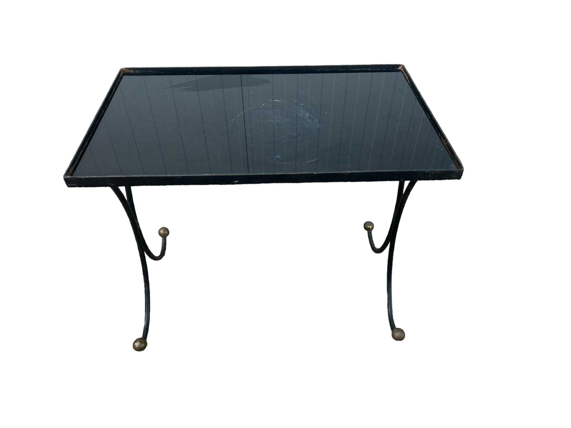 Mid-Century Modern Table d'appoint Jacques Adnet en vente