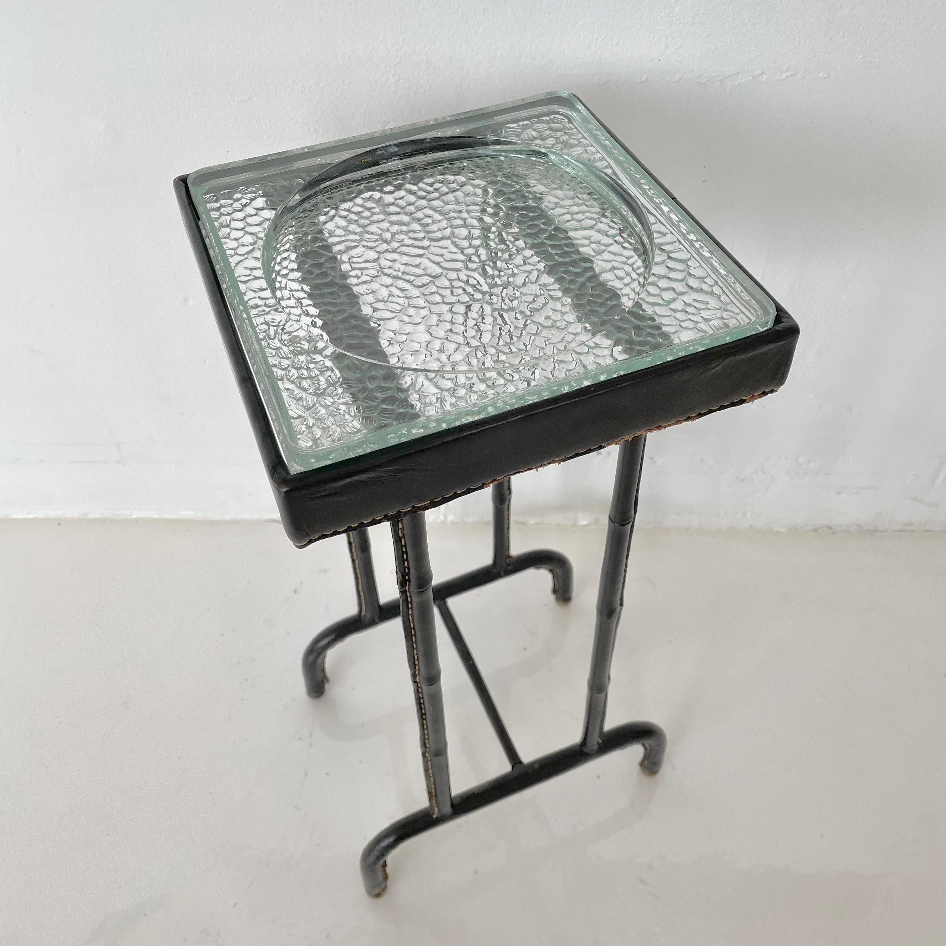 Mid-20th Century Jacques Adnet Side Table