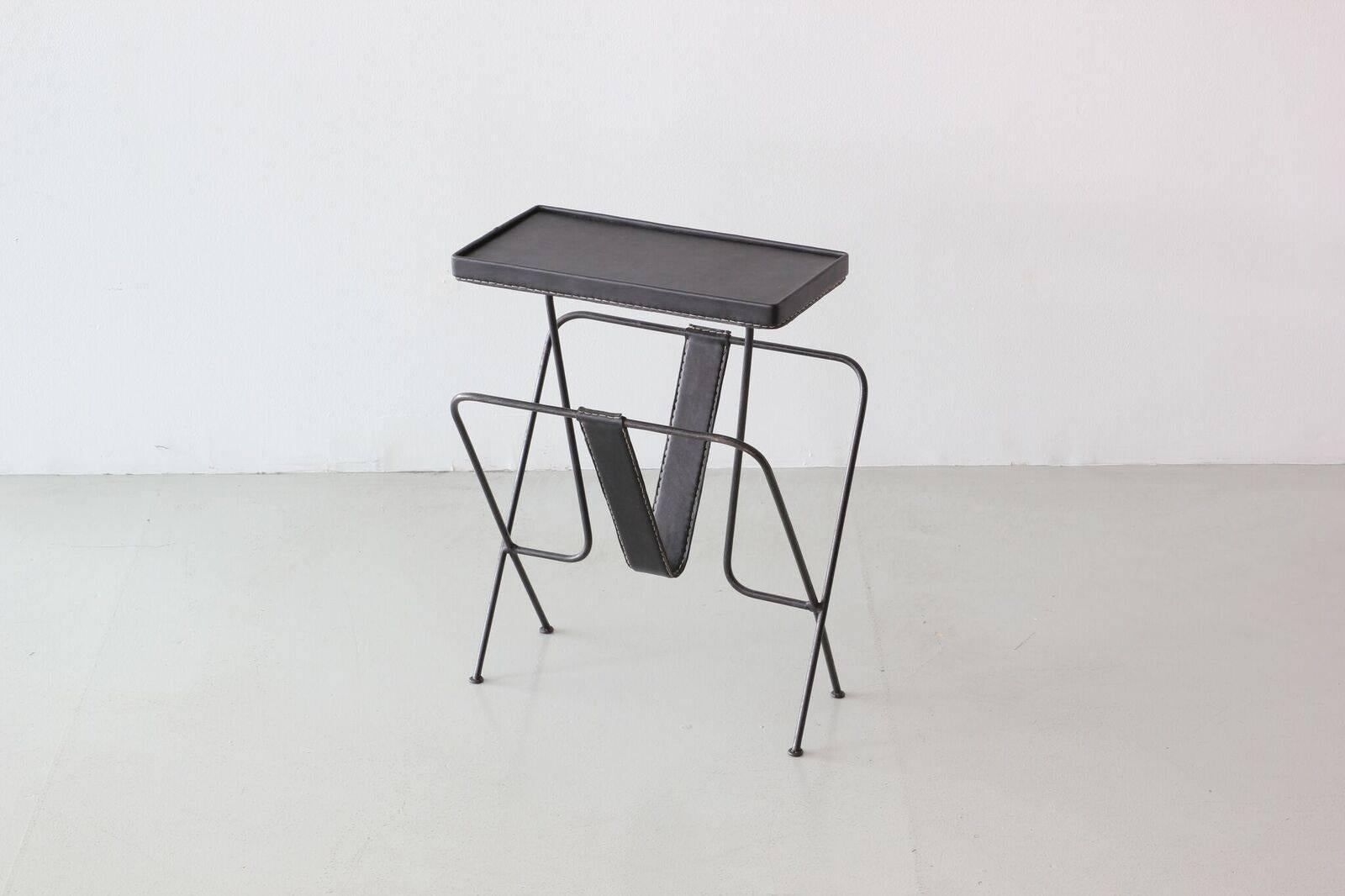 Mid-20th Century Jacques Adnet Side Table