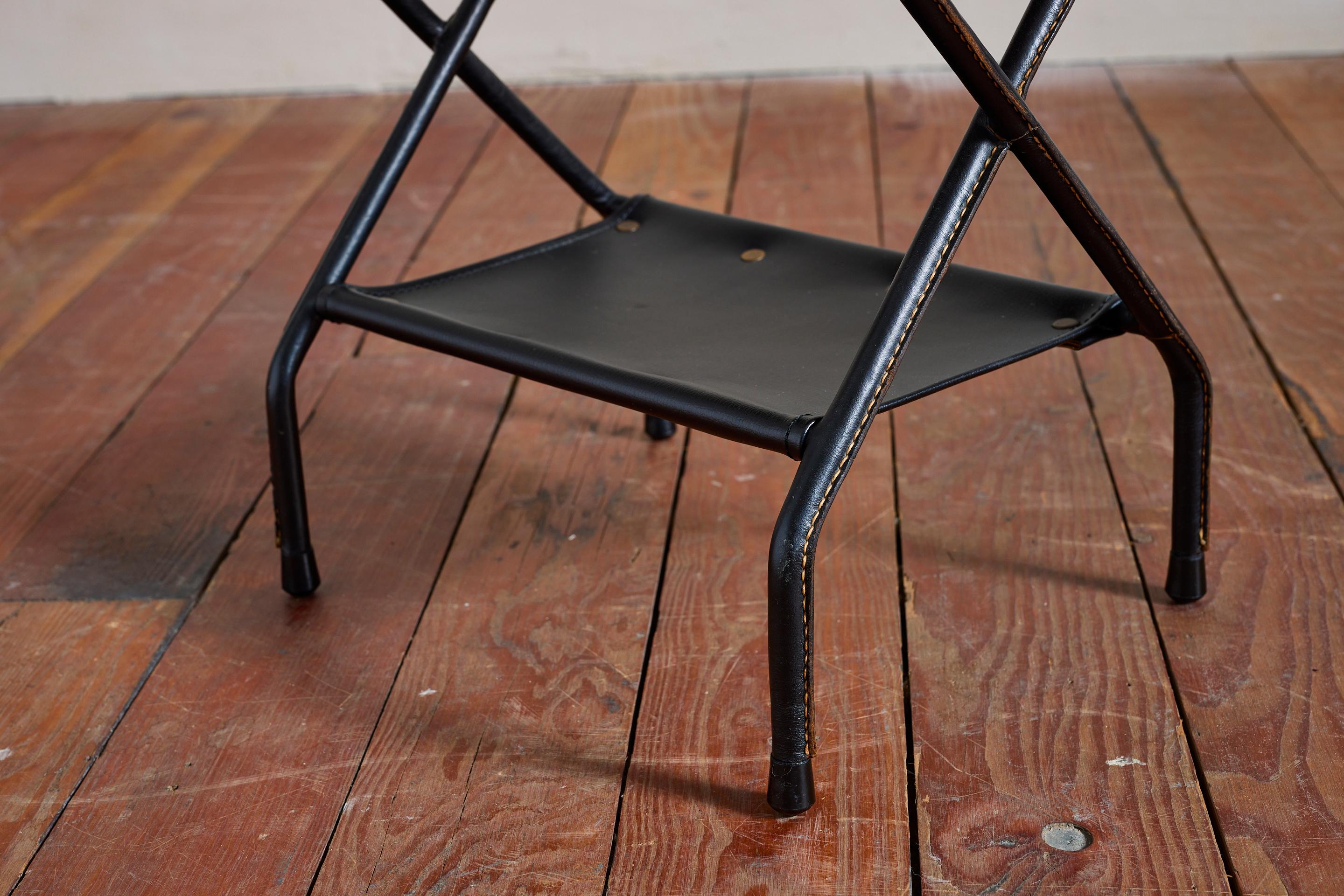 Jacques Adnet Side Table For Sale 1
