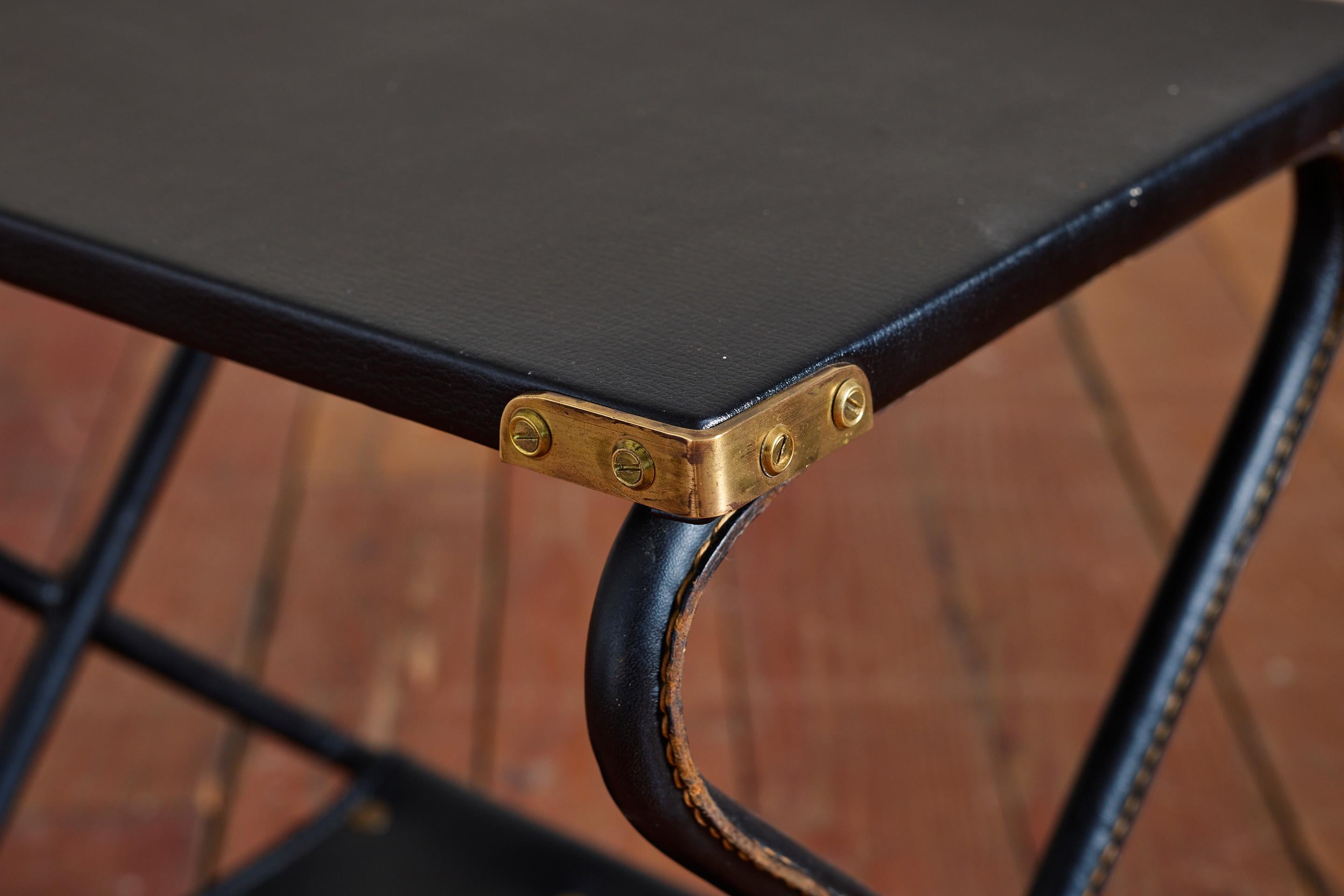 Jacques Adnet Side Table For Sale 3