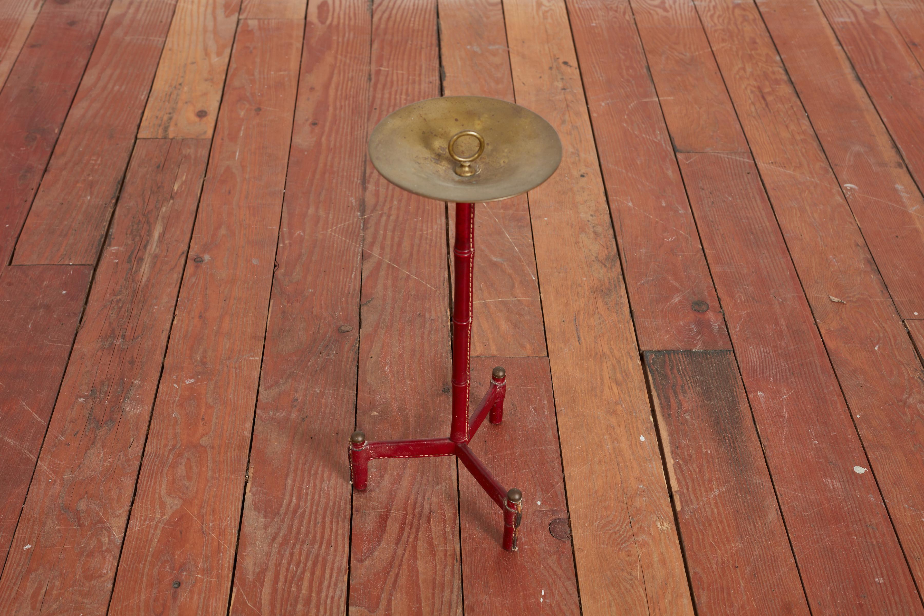 Jacques Adnet Standing Ashtray / Catchall For Sale 10