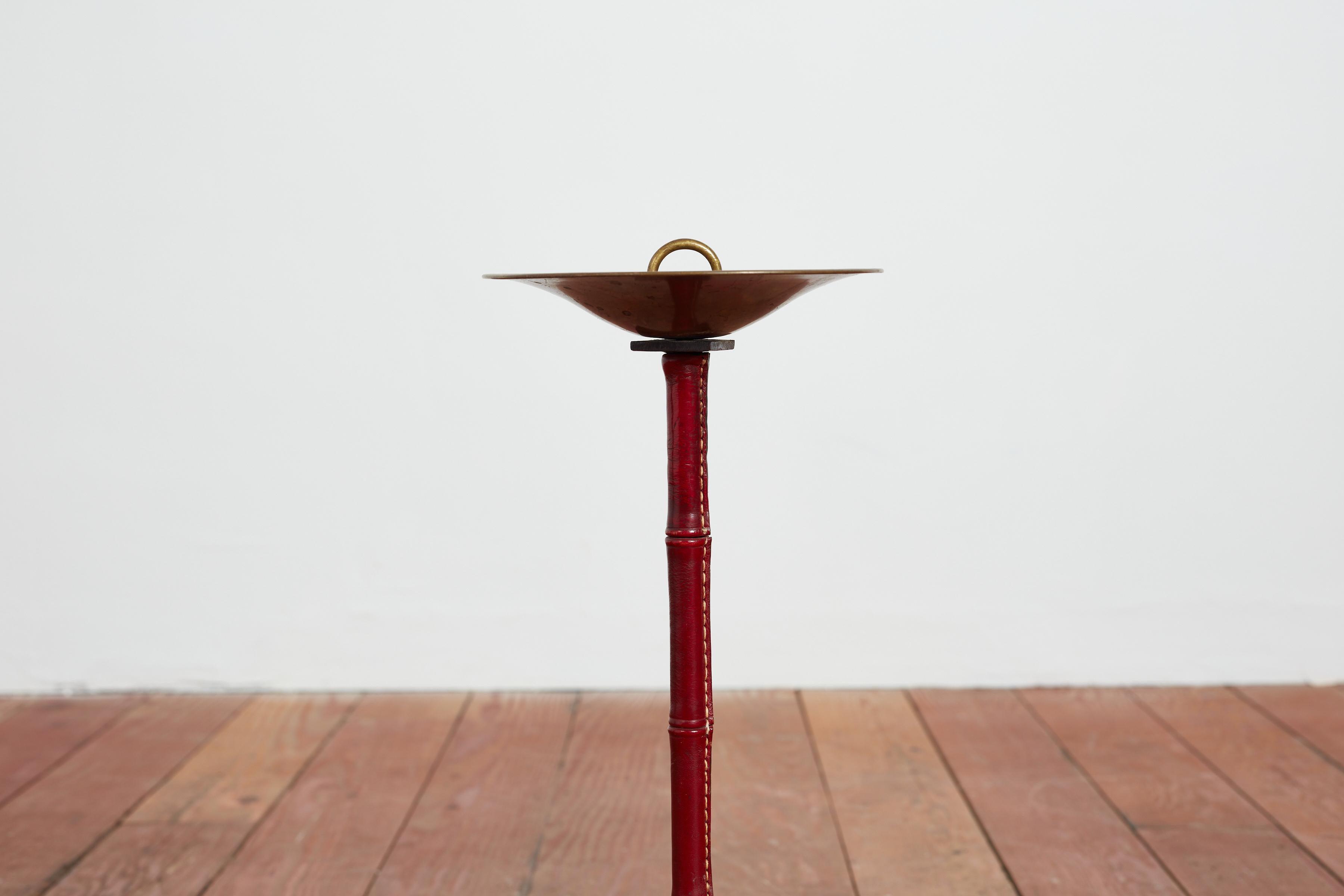 Jacques Adnet Standing Ashtray / Catchall For Sale 12