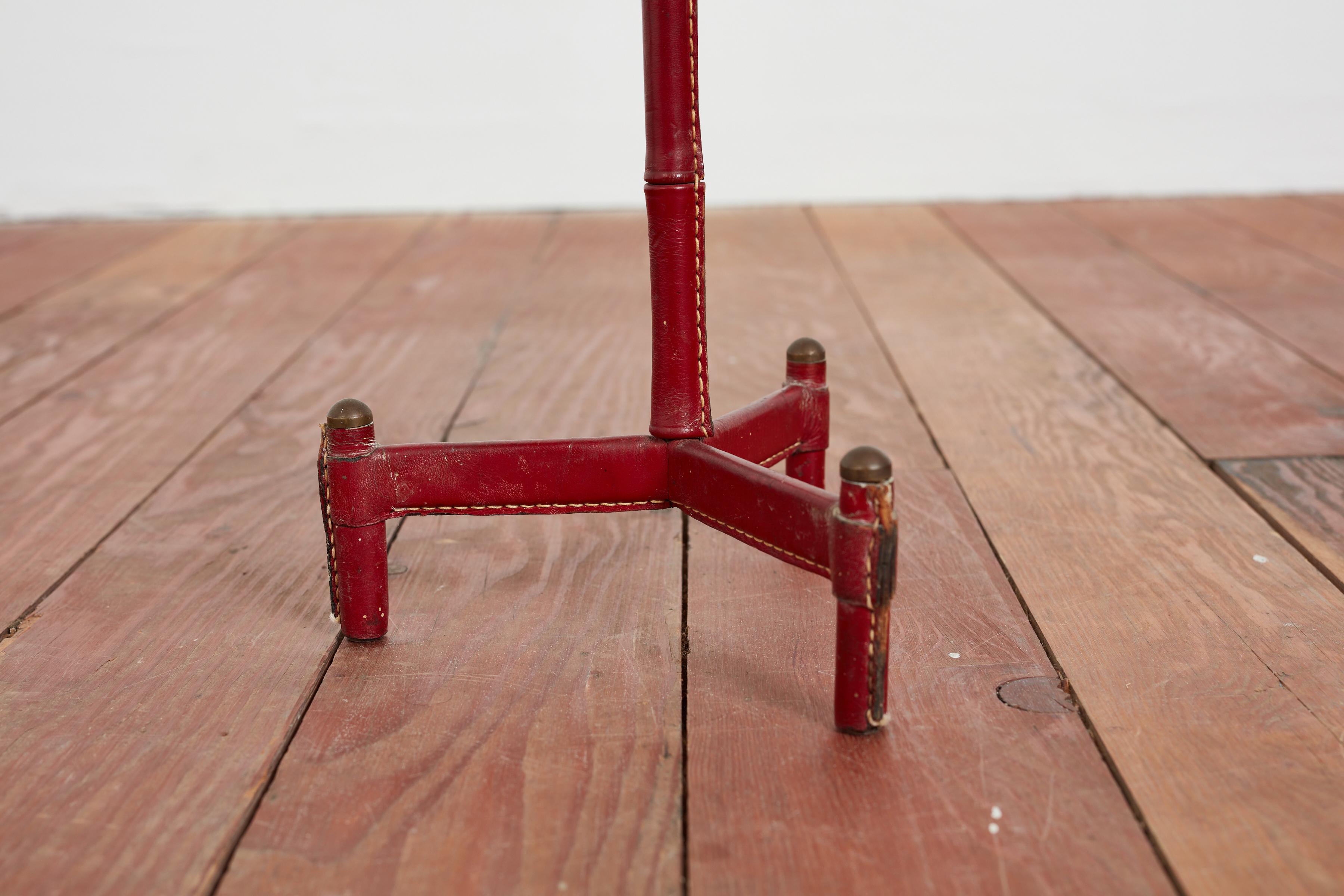 Jacques Adnet Standing Ashtray / Catchall For Sale 3