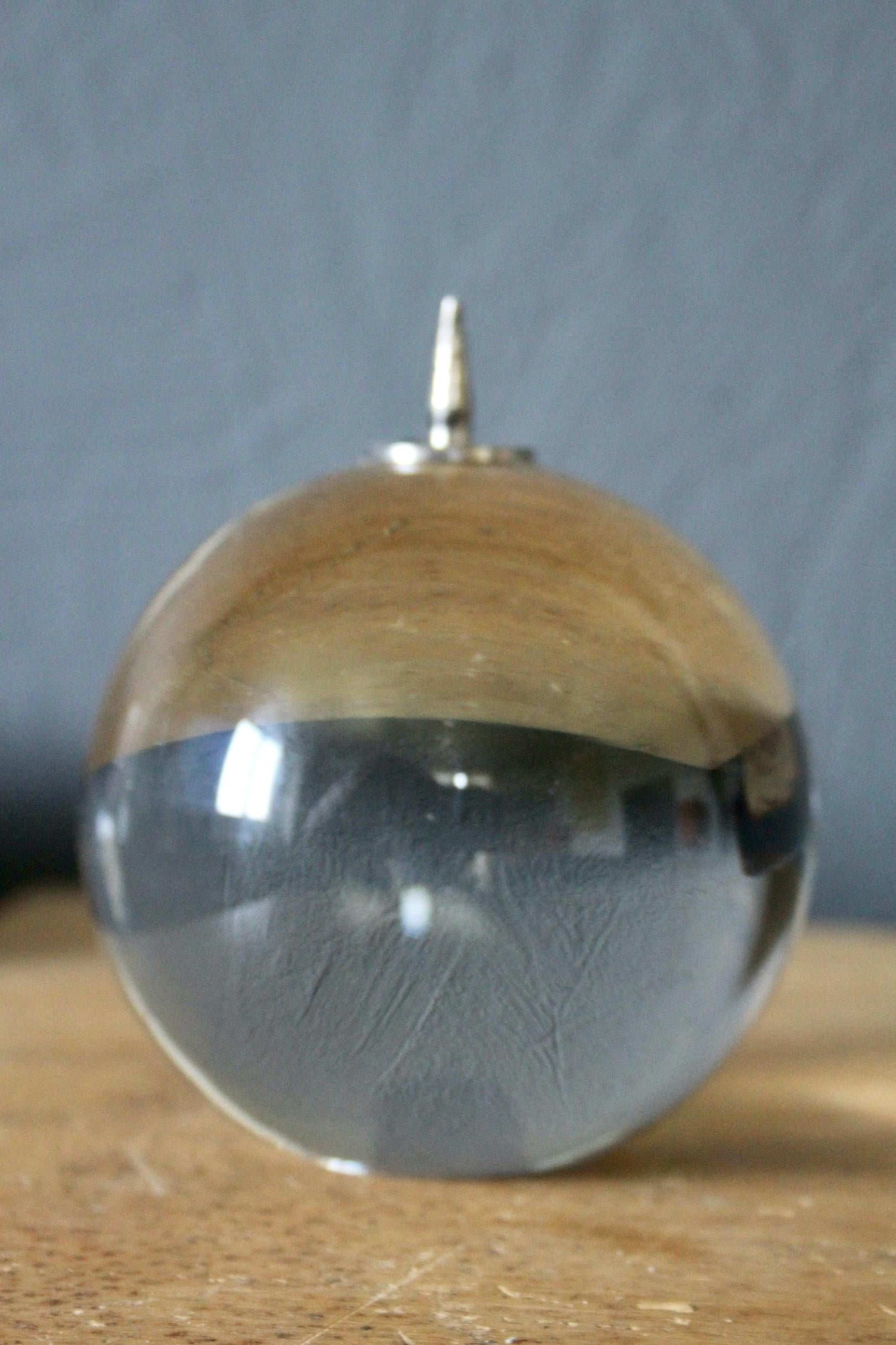 Mid-20th Century Jacques Adnet style candlestick For Sale