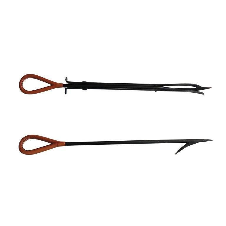 Jacques Adnet Style Fireplace Tools 1