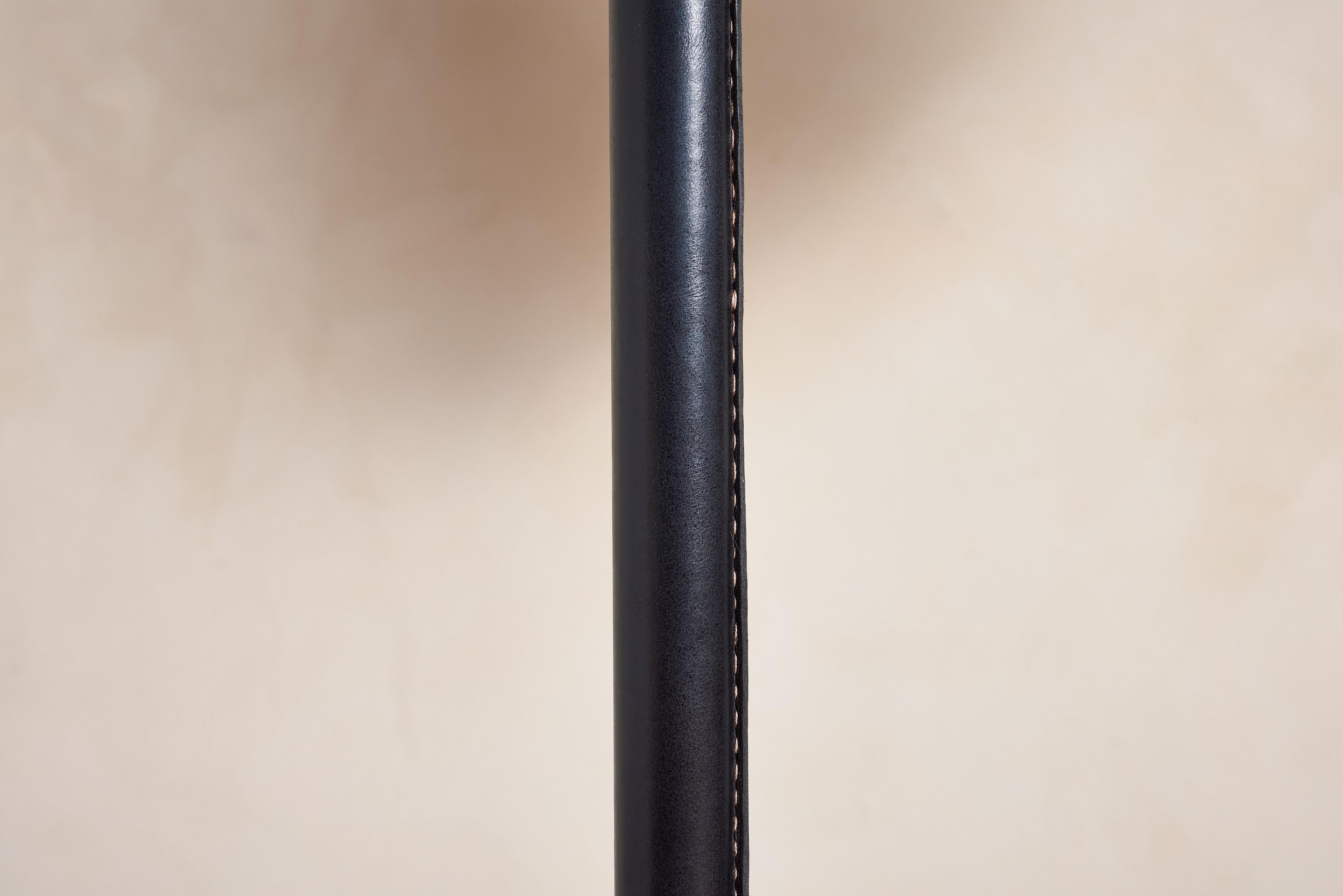 Jacques Adnet Style Floor Lamp - Black en venta 6