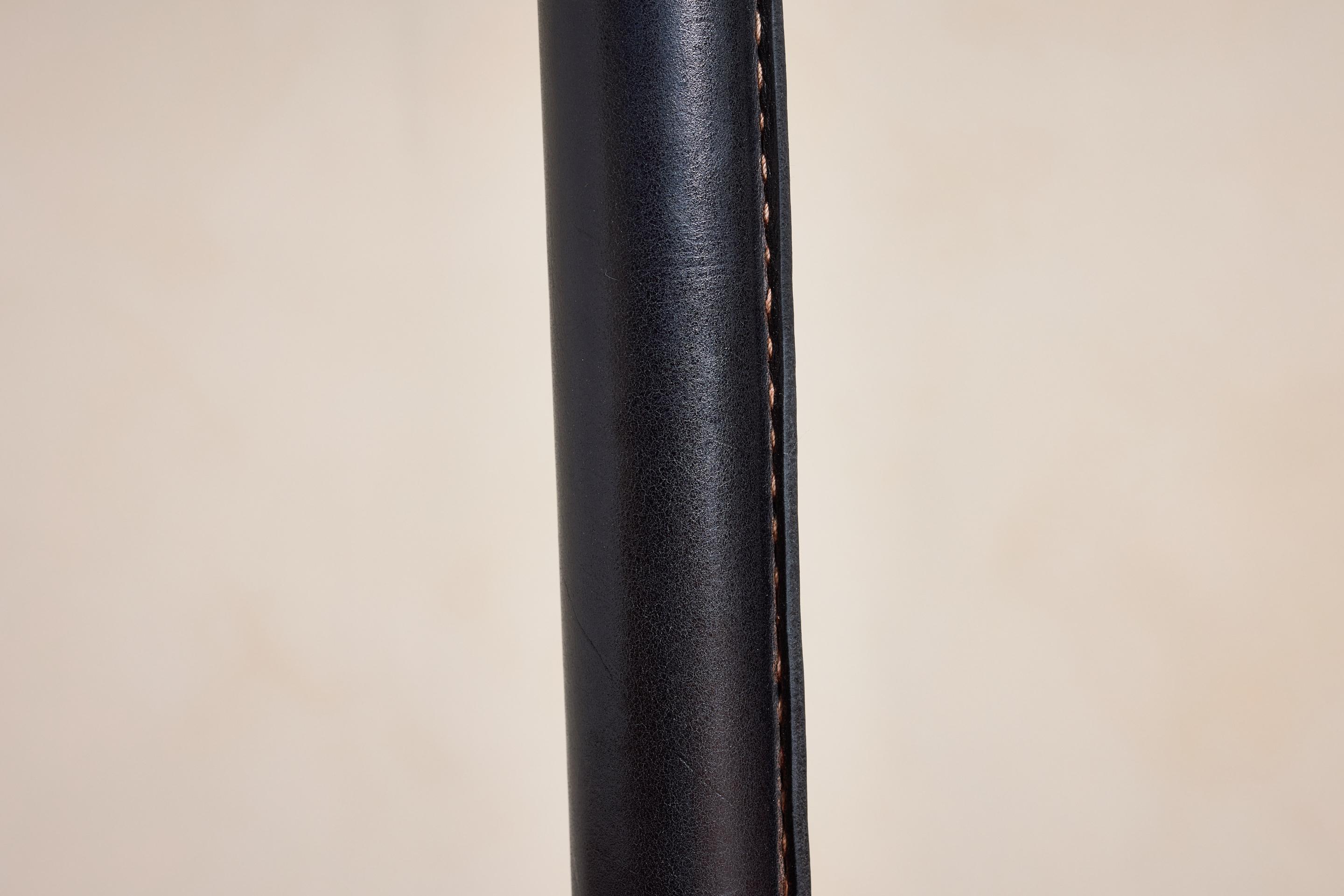 Jacques Adnet Style Floor Lamp - Black en venta 2
