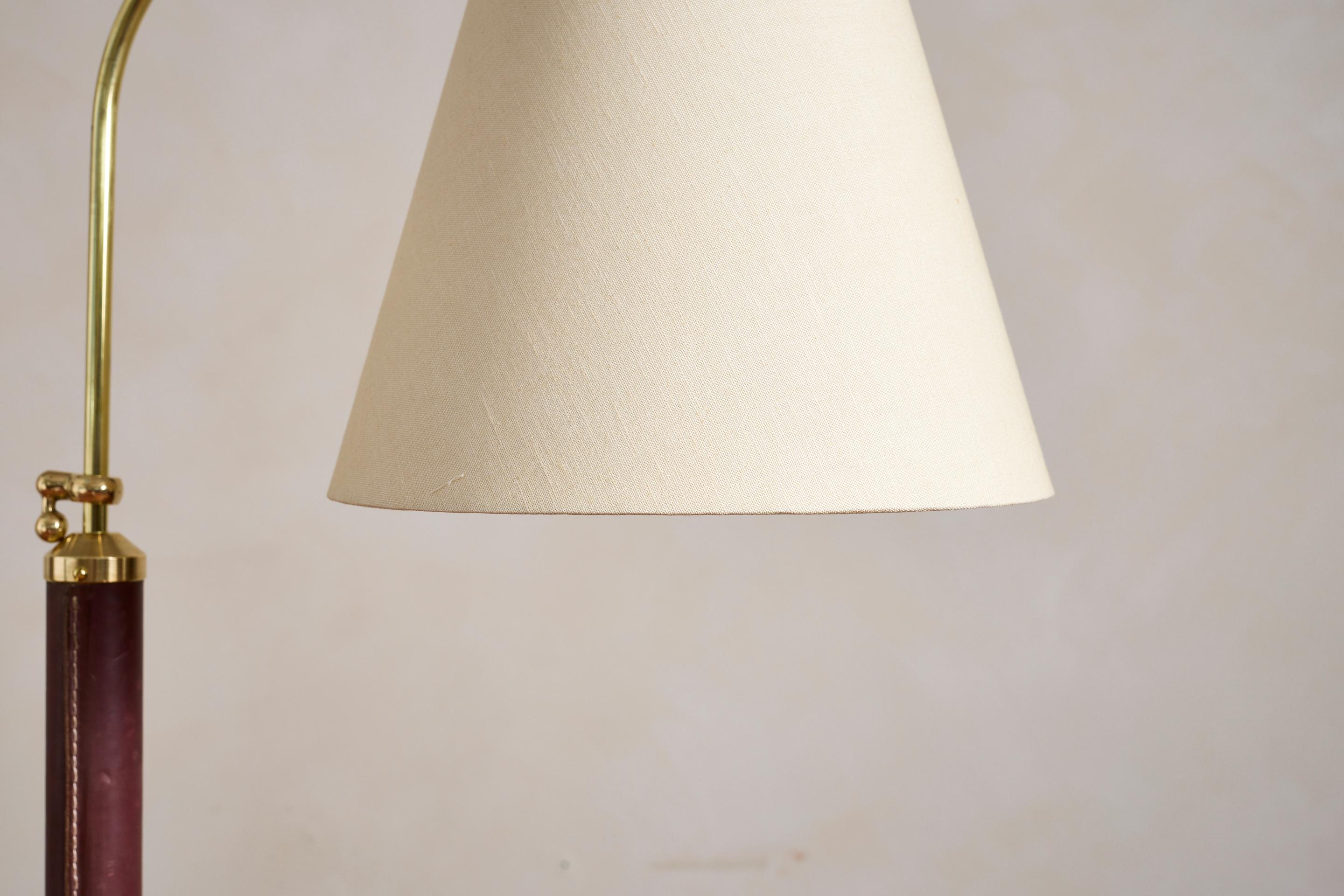 Jacques Adnet Style Floor Lamp For Sale 4