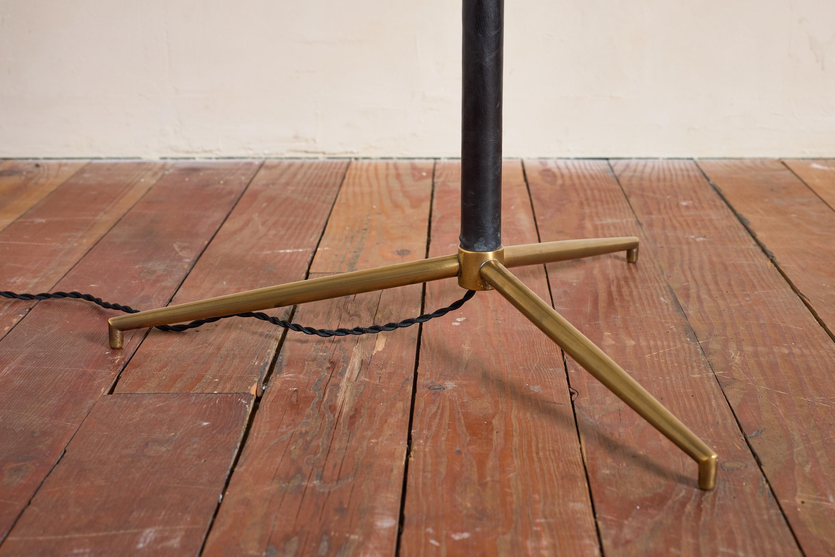 Jacques Adnet Style Floor Lamp For Sale 4