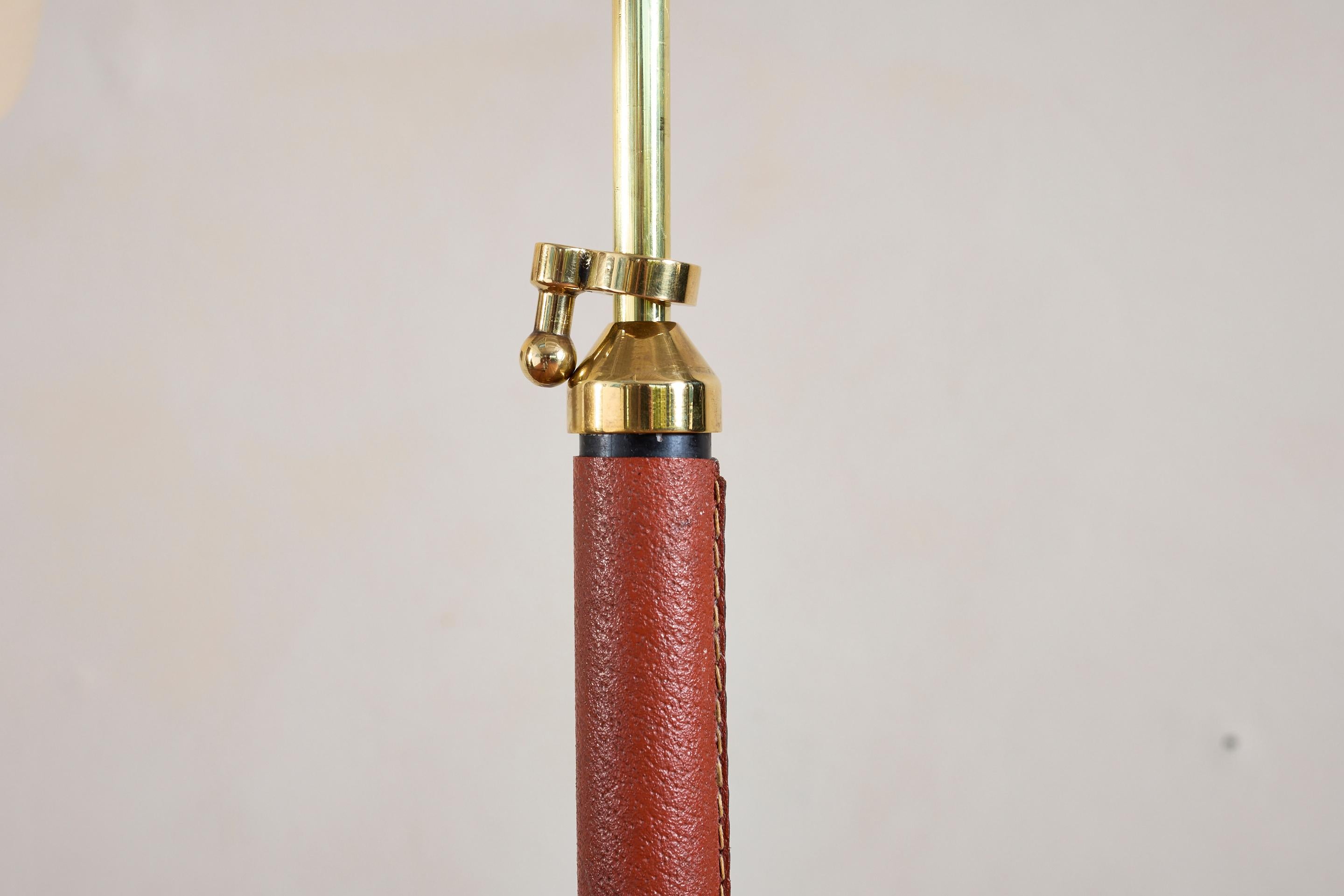 Lampadaire de style Jacques Adnet en vente 6
