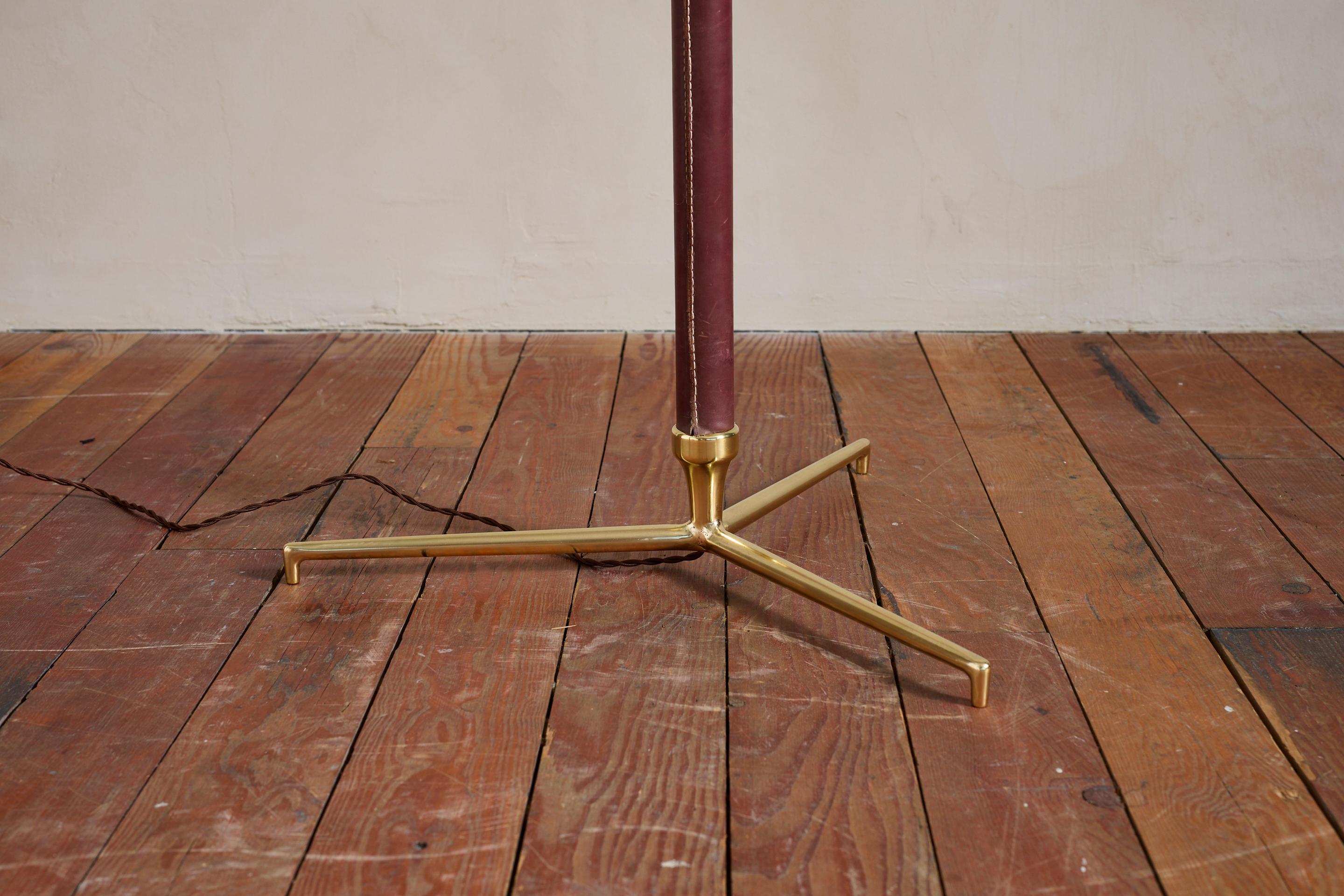Jacques Adnet Style Floor Lamp For Sale 7