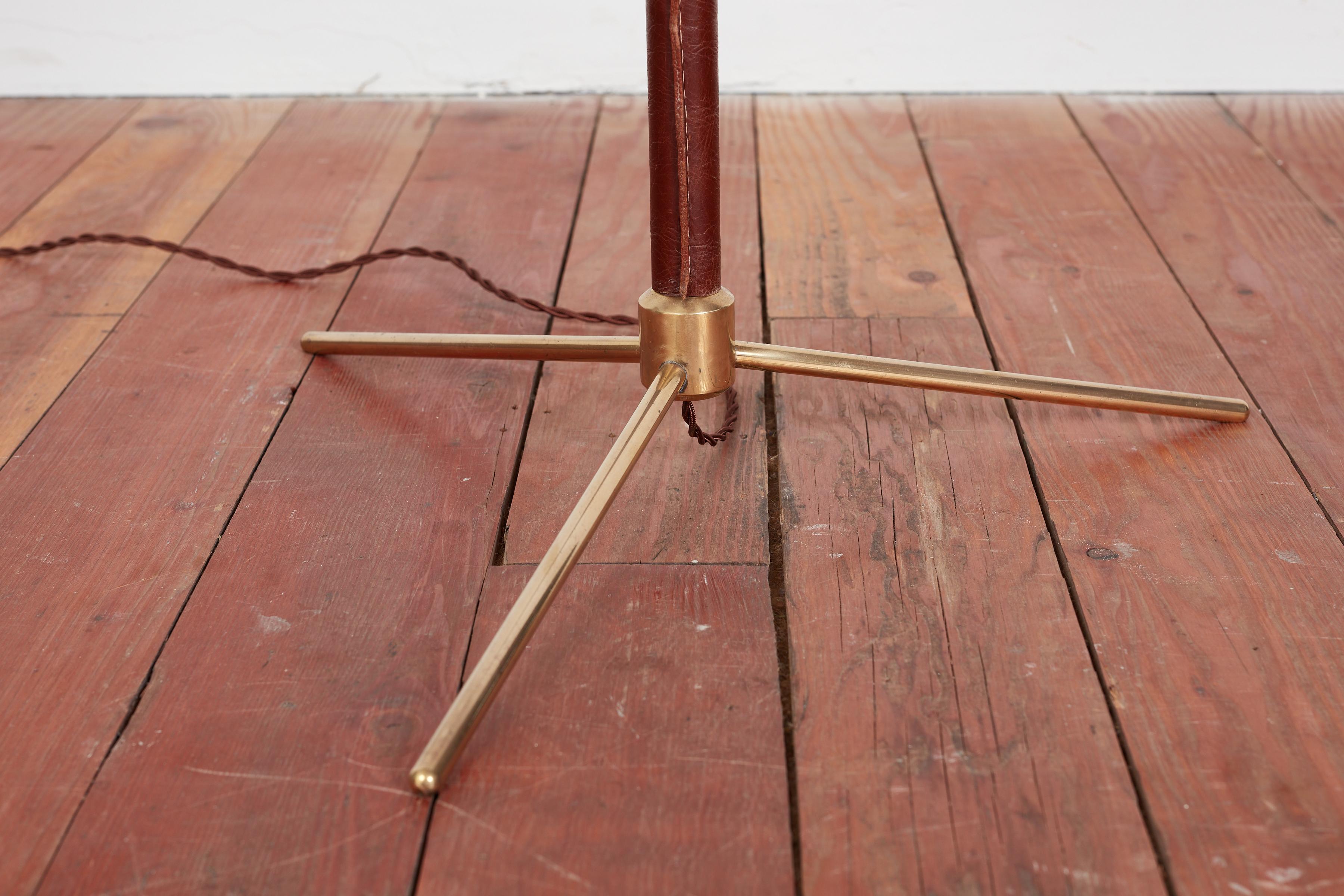 Jacques Adnet Style Floor Lamp For Sale 8