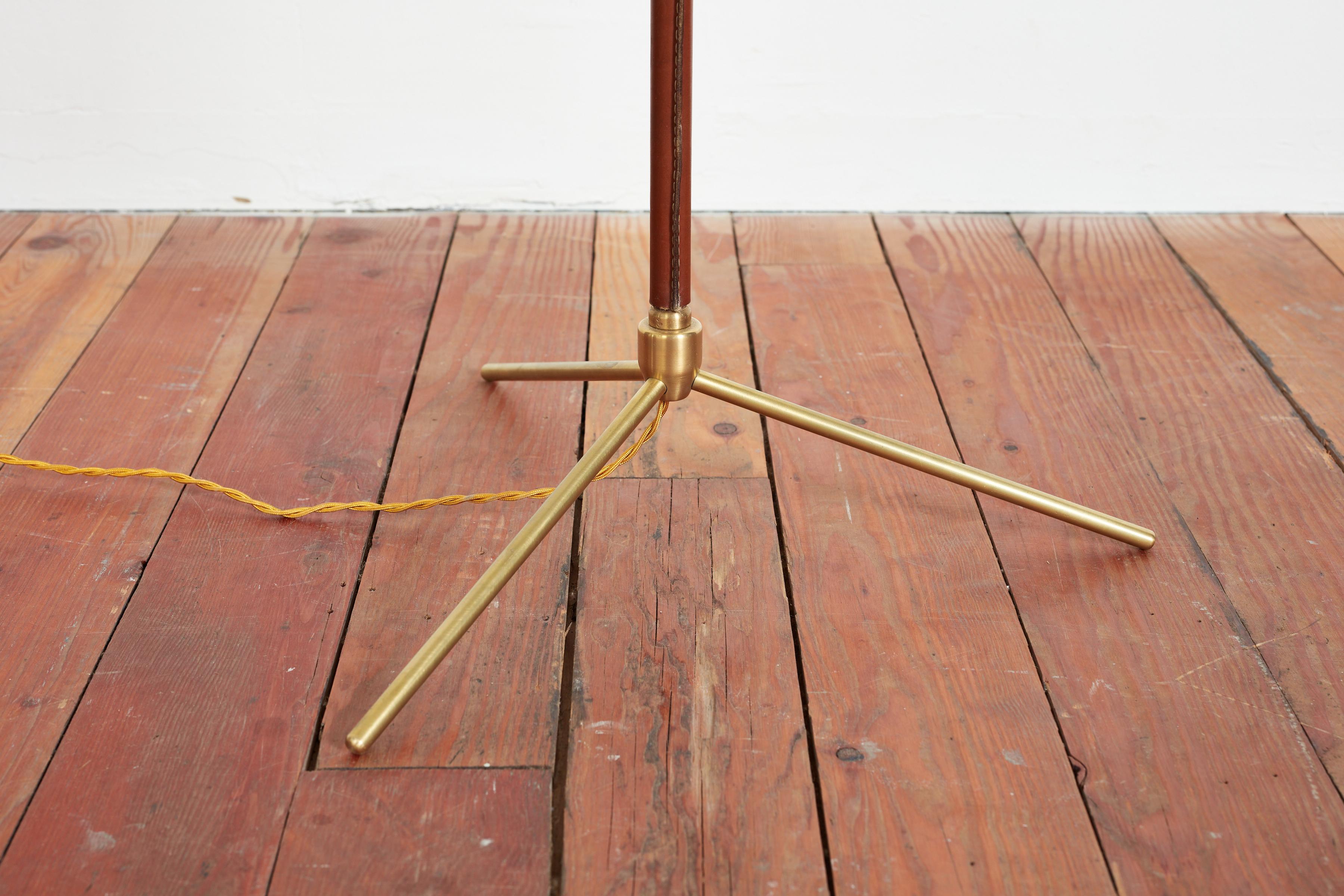 Jacques Adnet Style Floor Lamp For Sale 9