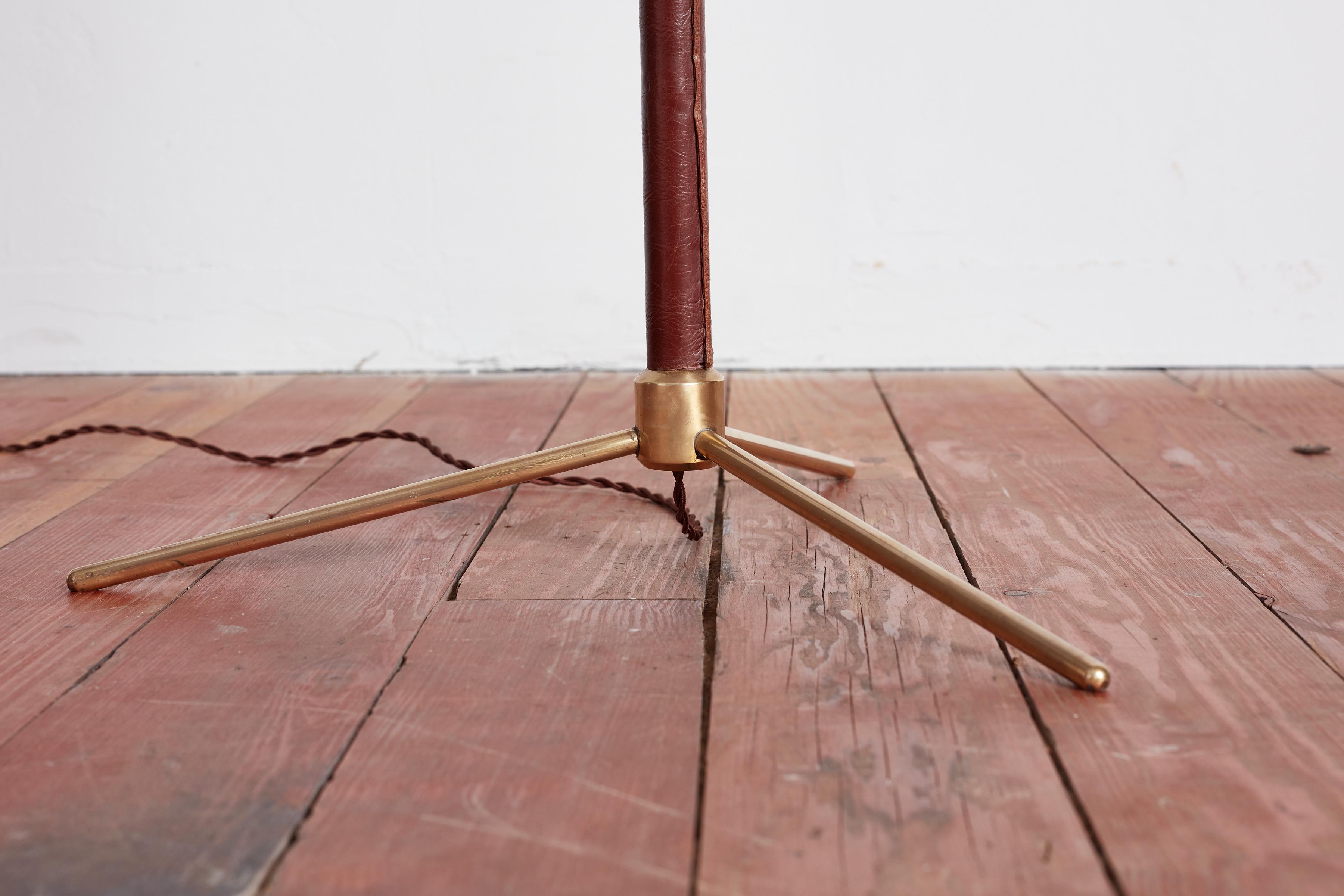 Jacques Adnet Style Floor Lamp For Sale 11