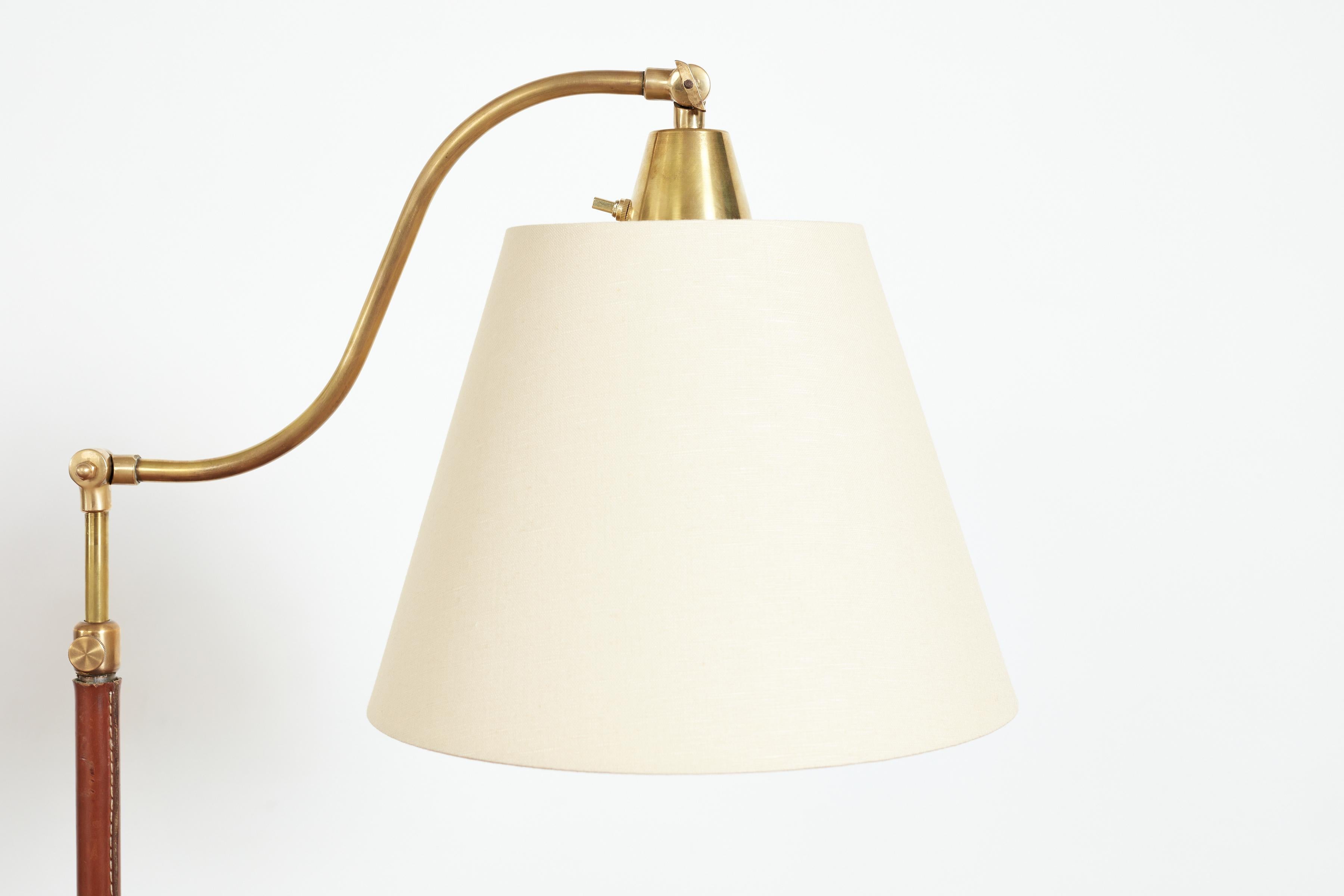 Jacques Adnet Style Floor Lamp For Sale 11