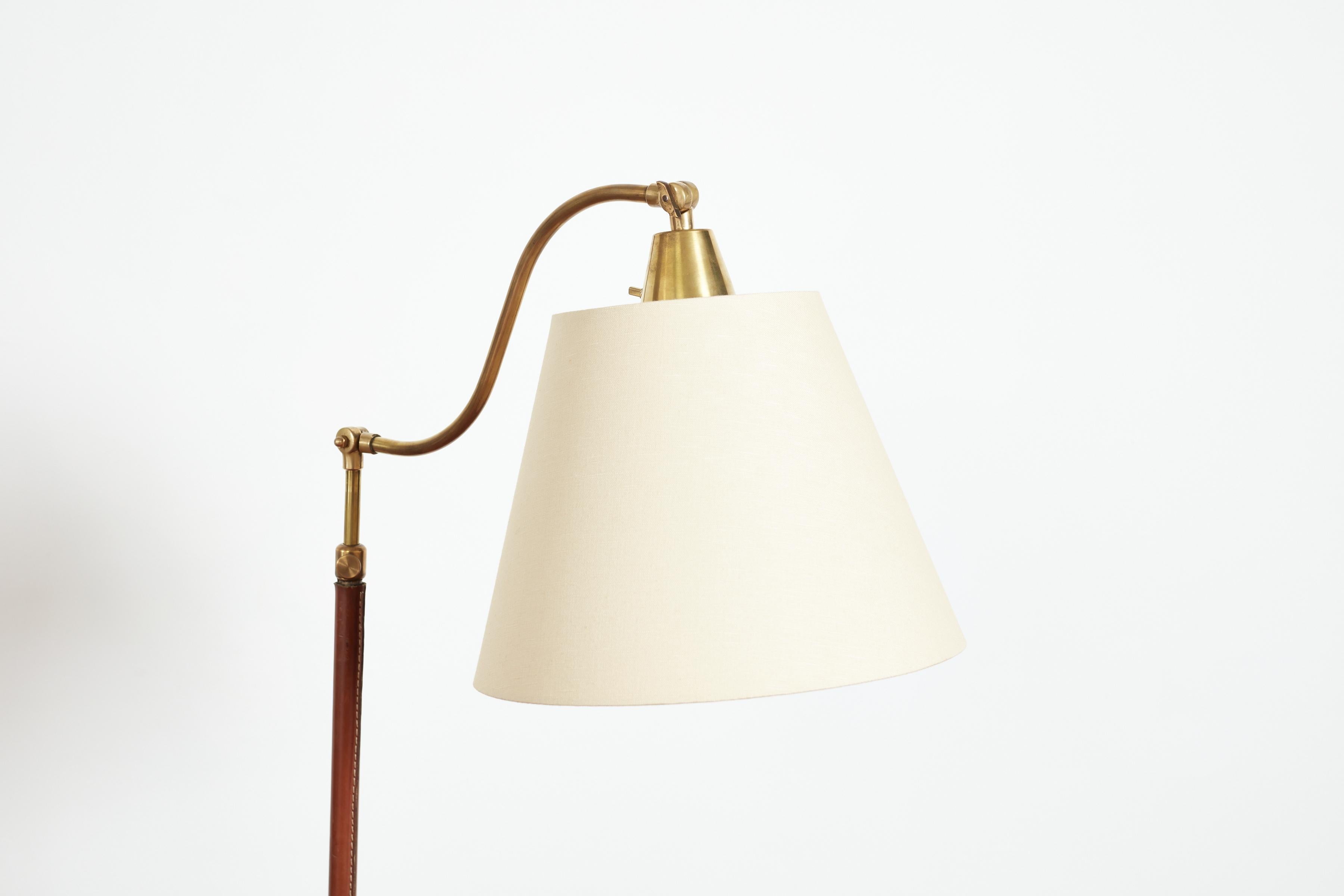 Jacques Adnet Style Floor Lamp For Sale 13