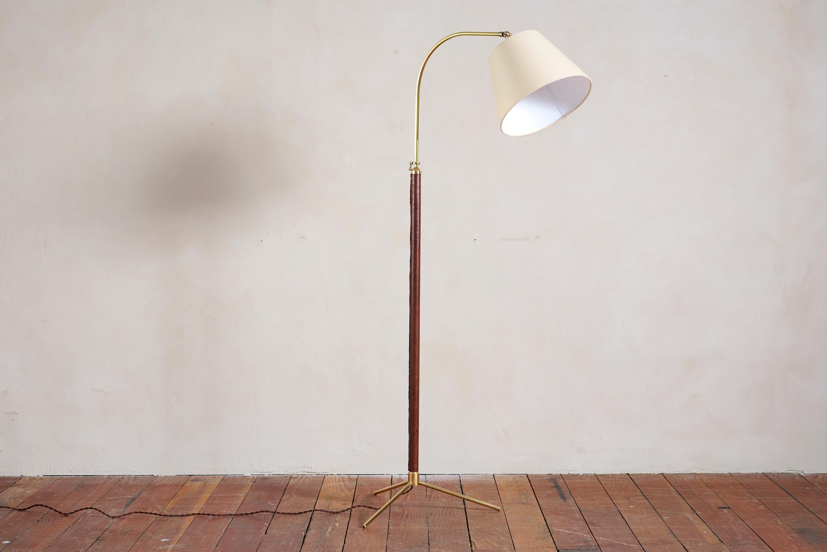 Lampadaire de style Jacques Adnet Bon état - En vente à Beverly Hills, CA