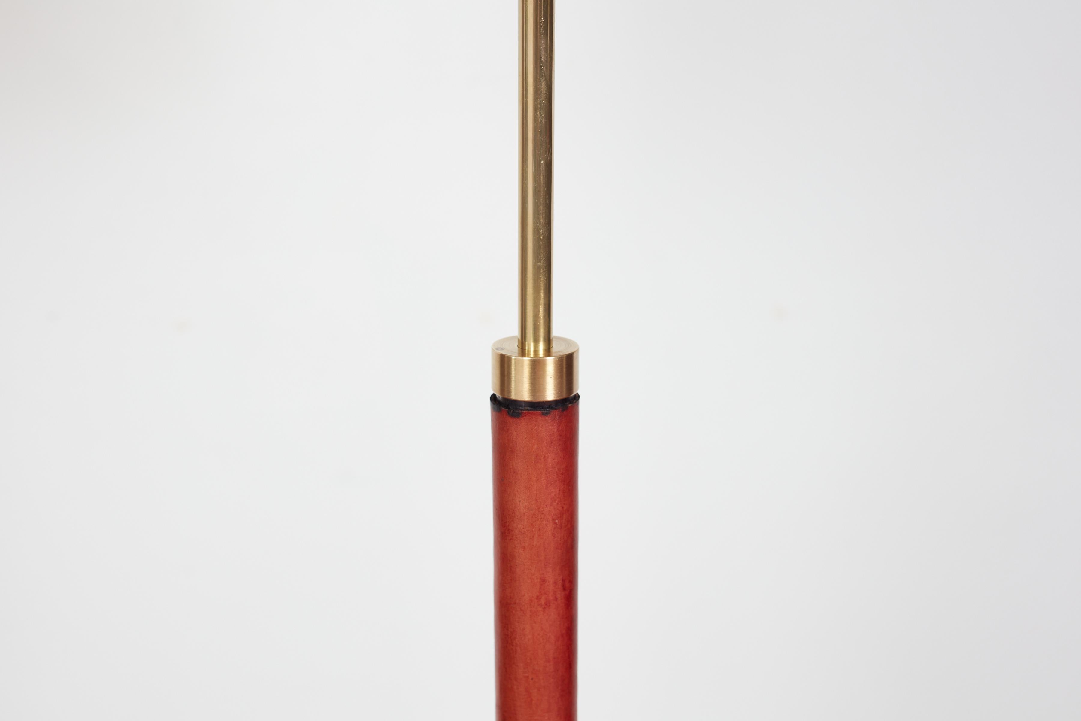 Mid-20th Century Jacques Adnet Style Floor Lamp