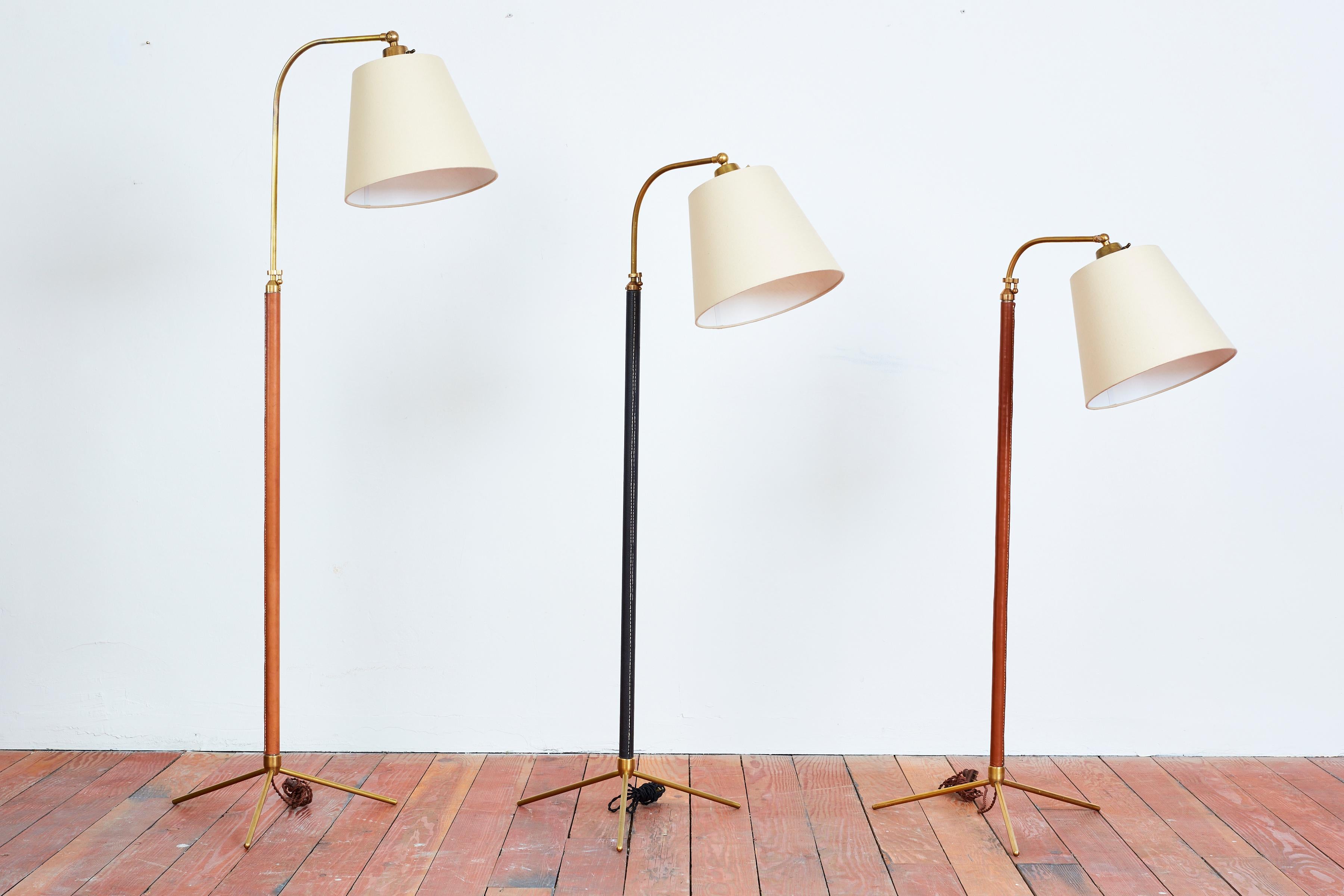 Jacques Adnet Style Floor Lamp For Sale 1