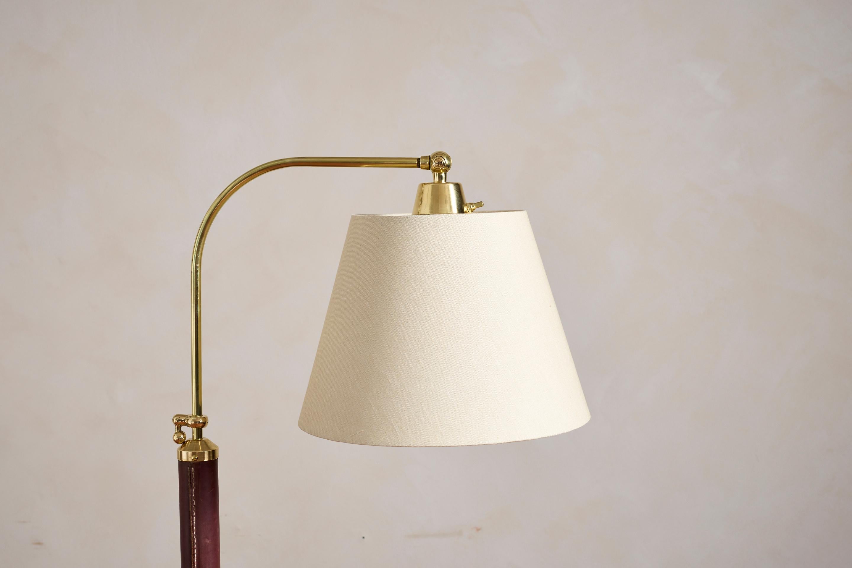 Jacques Adnet Style Floor Lamp For Sale 1