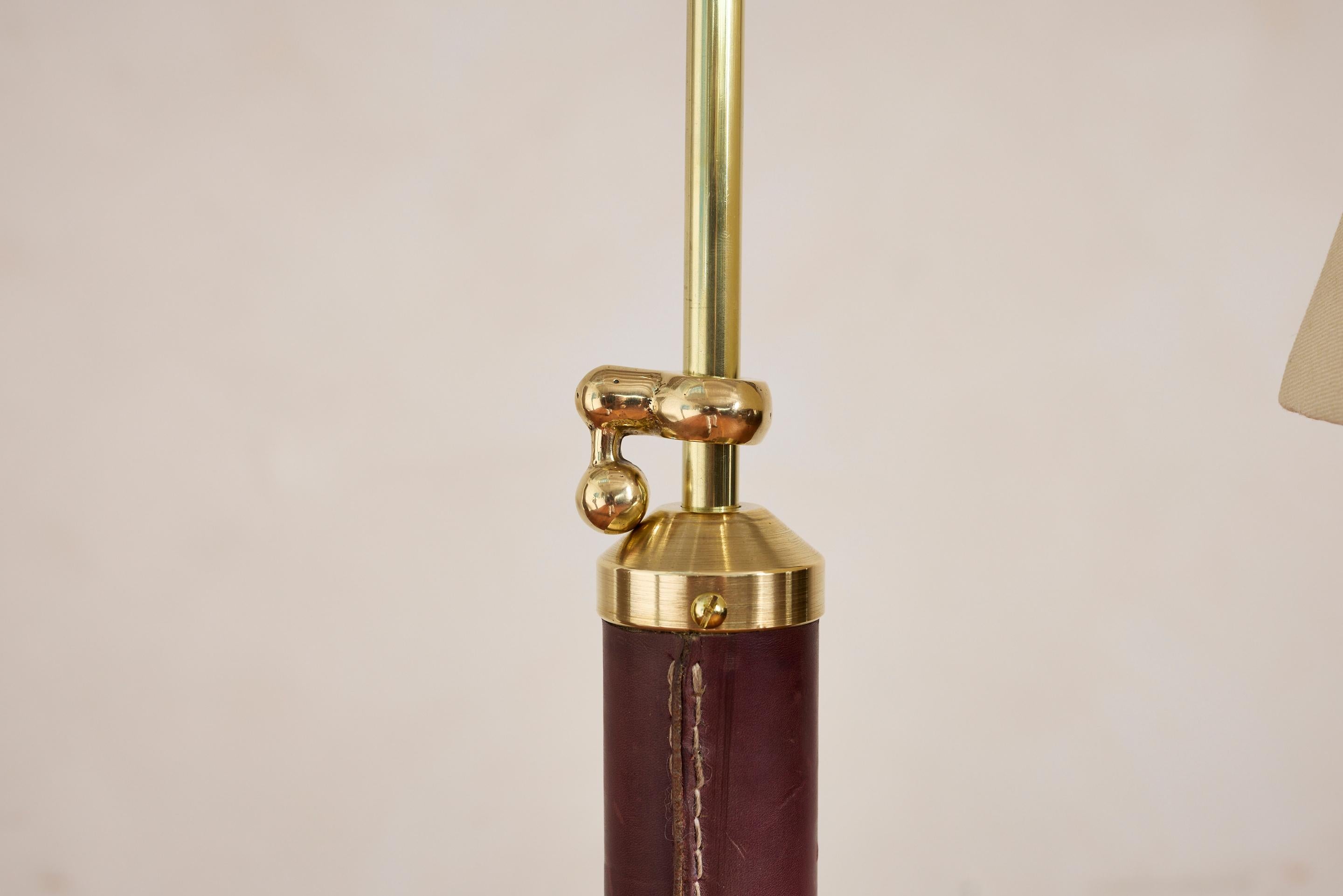 Jacques Adnet Style Floor Lamp For Sale 2