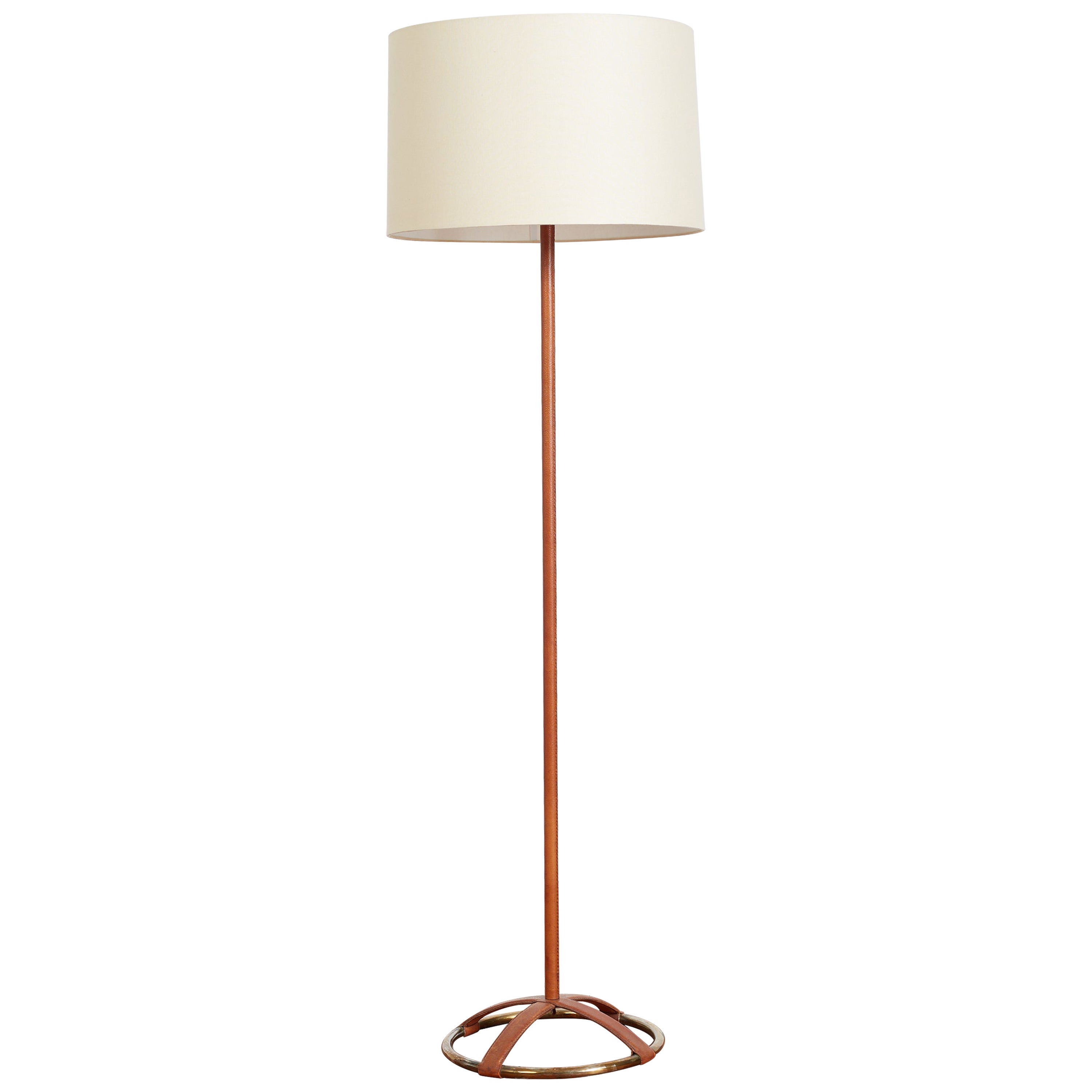 Lampada da terra in stile Jacques Adnet