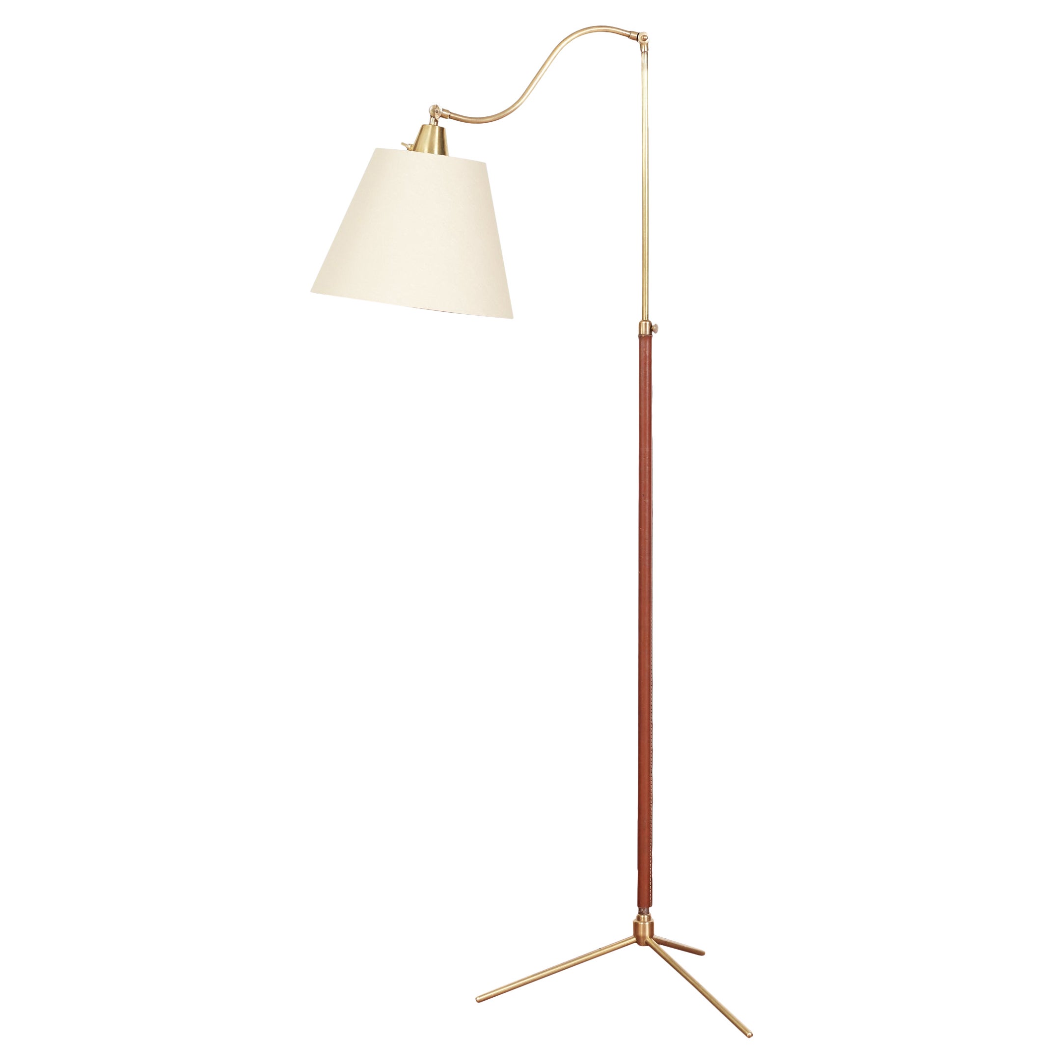 Jacques Adnet Style Floor Lamp